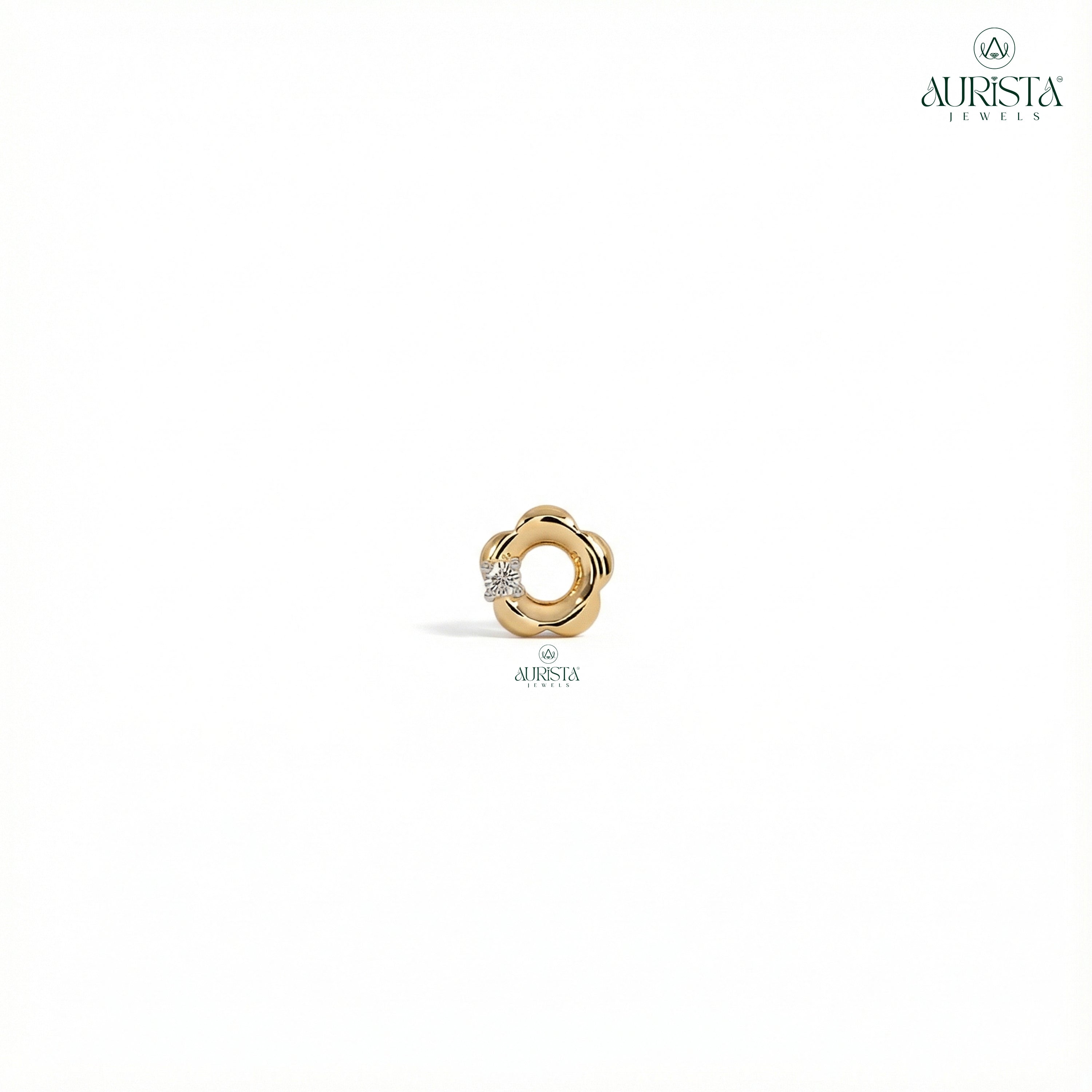Forever Shine – White Diamond Earrings
