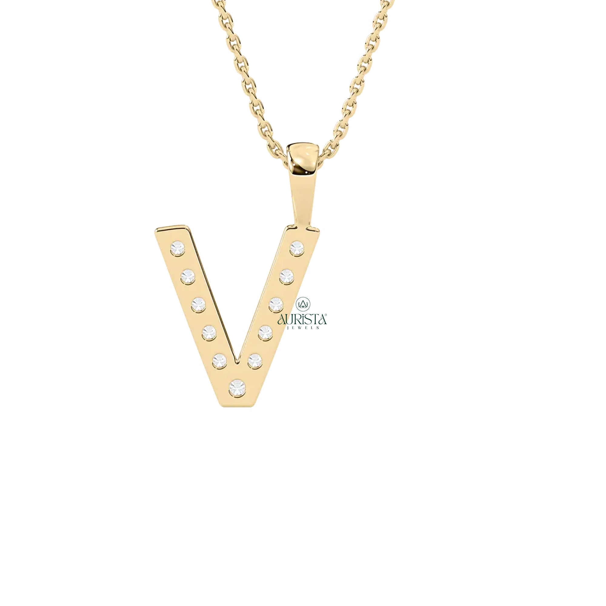 Custom Gold Initial Necklace – For Special Occasions