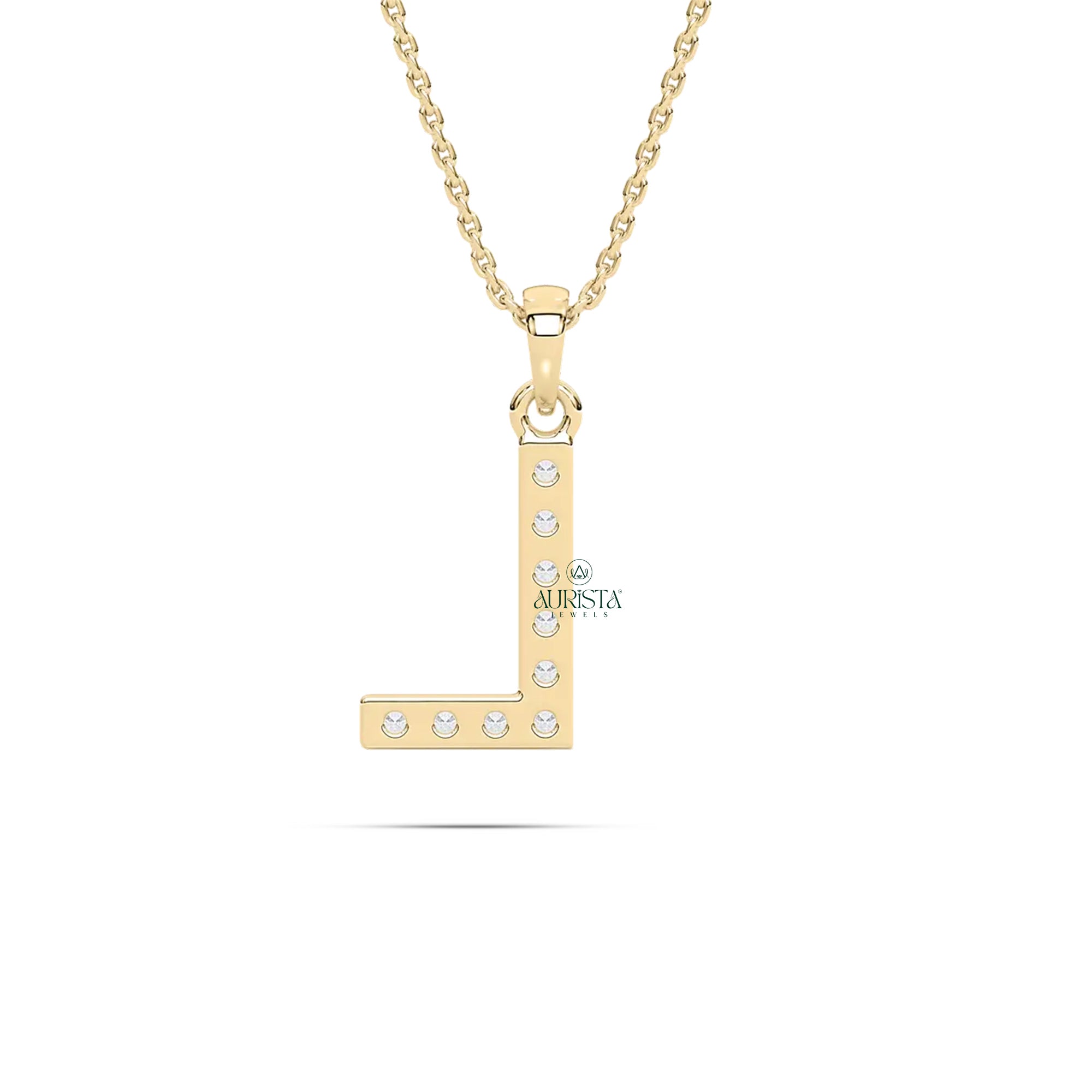 Gold Initial Necklace