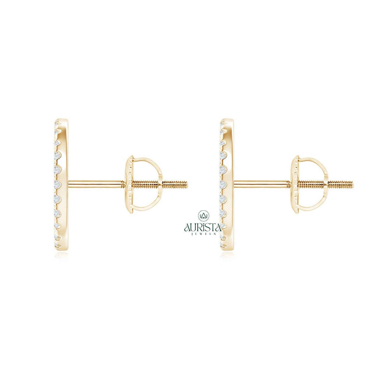 Fancy Earrings with Fine Diamond