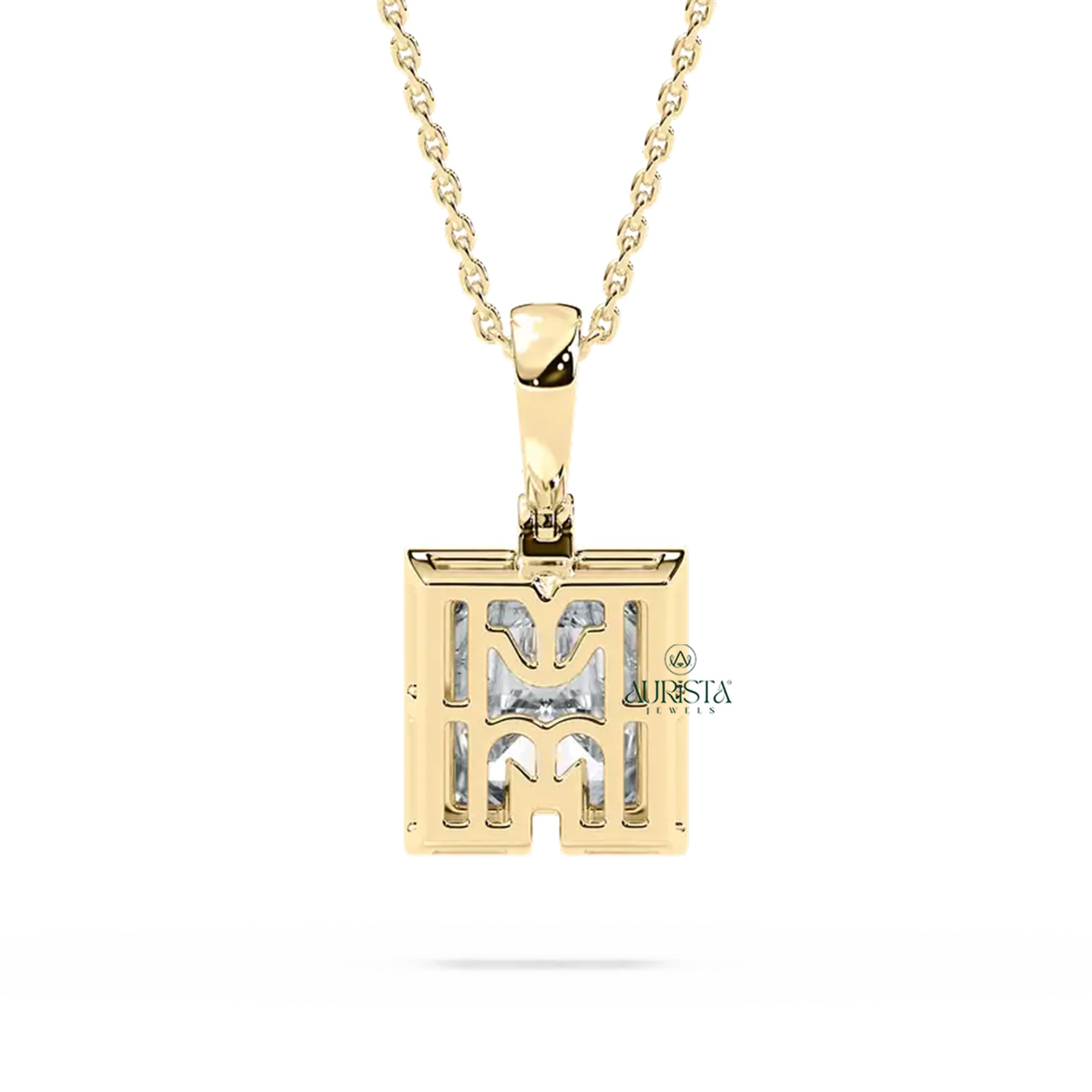 Chic Diamond Initial Necklace – Personalized Letter Jewelry