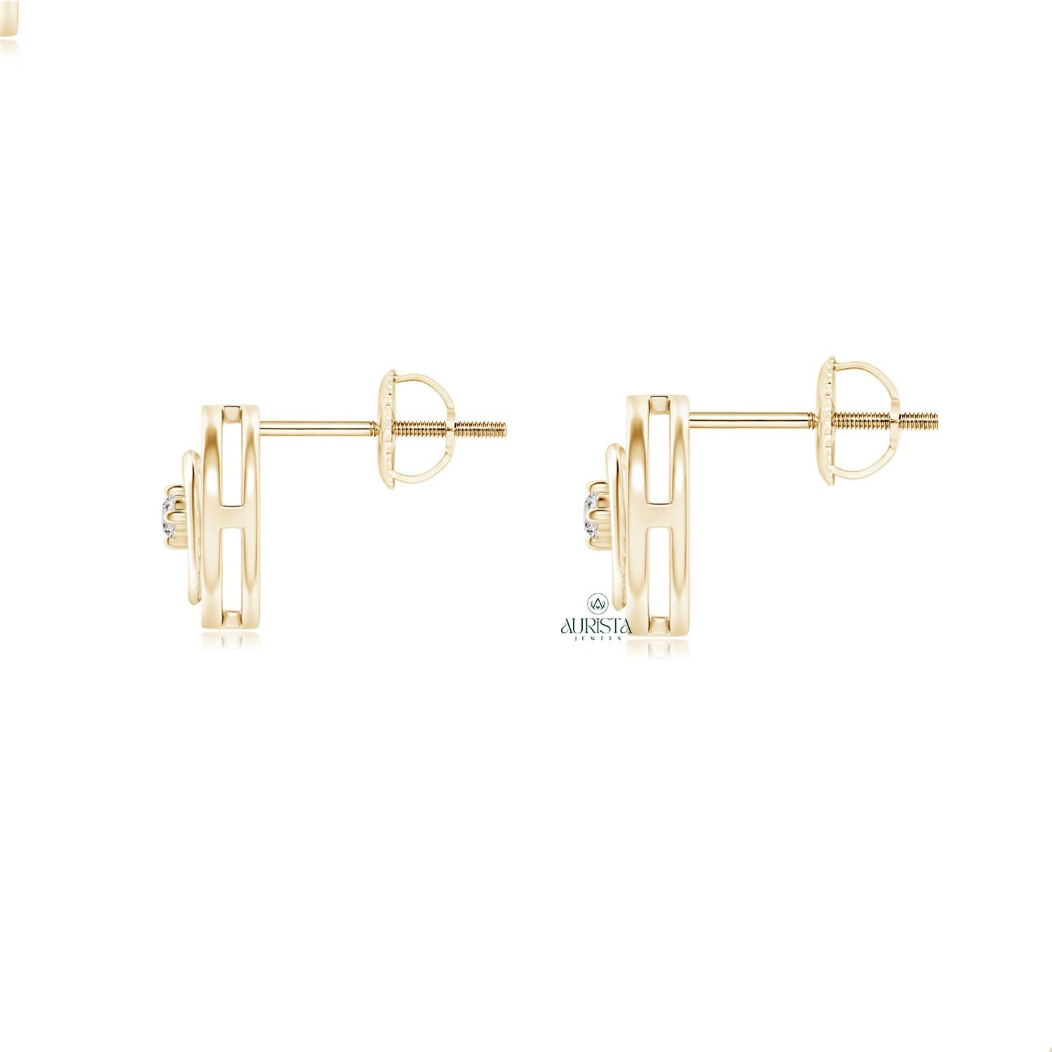 Delicate Earrings with Premium Diamond