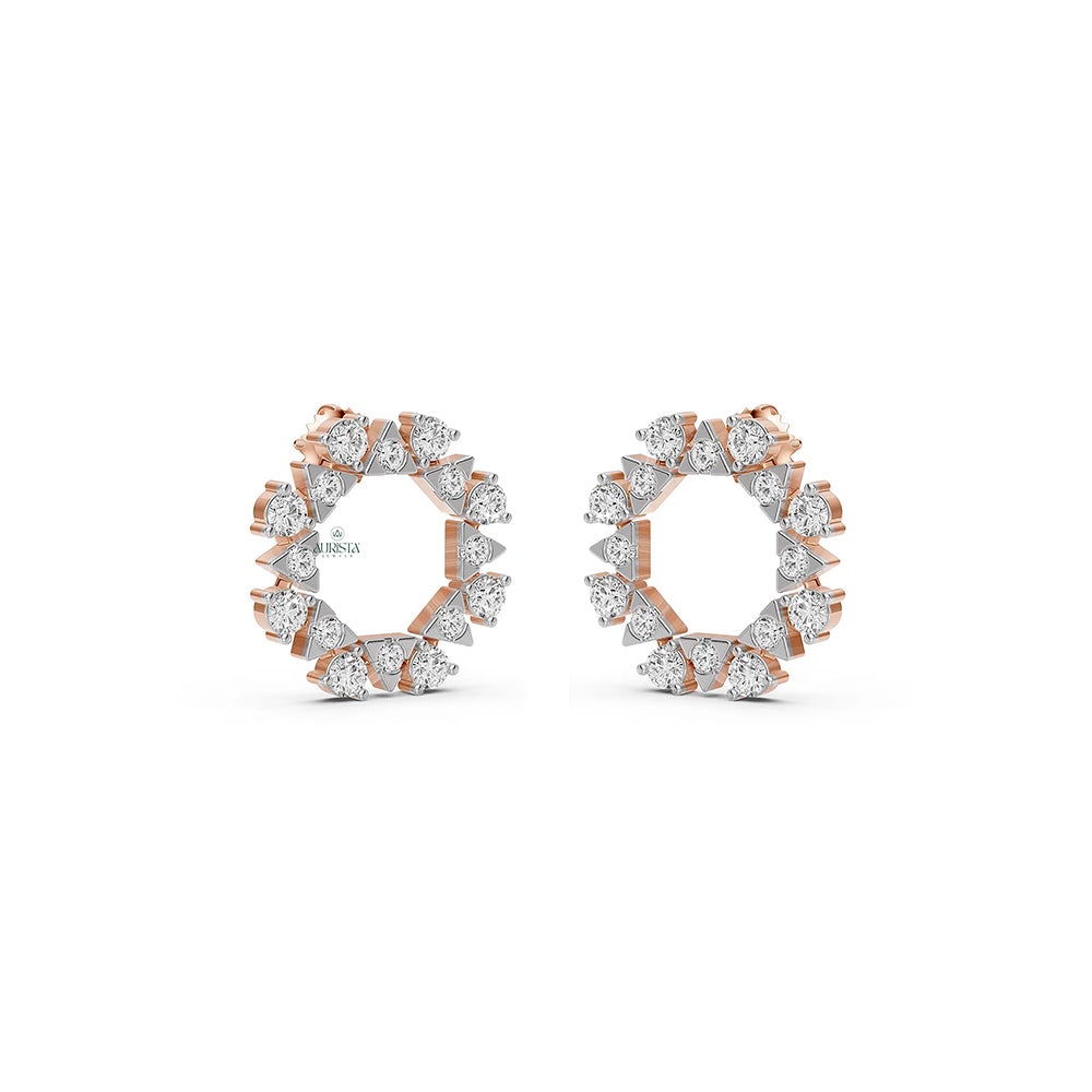 Endless Elegance – Diamond Hoops