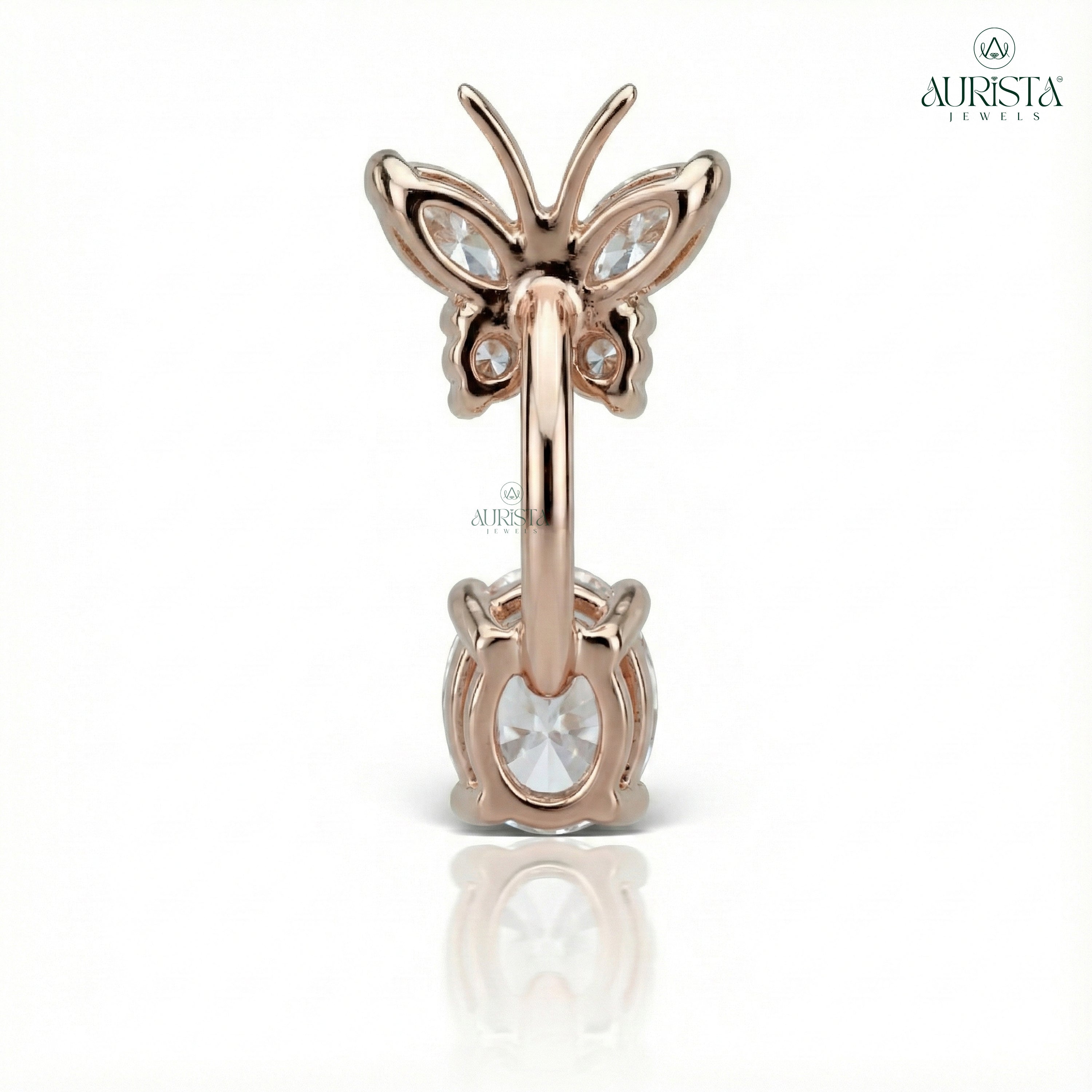 Everlasting Spark Gold Belly Button Ring