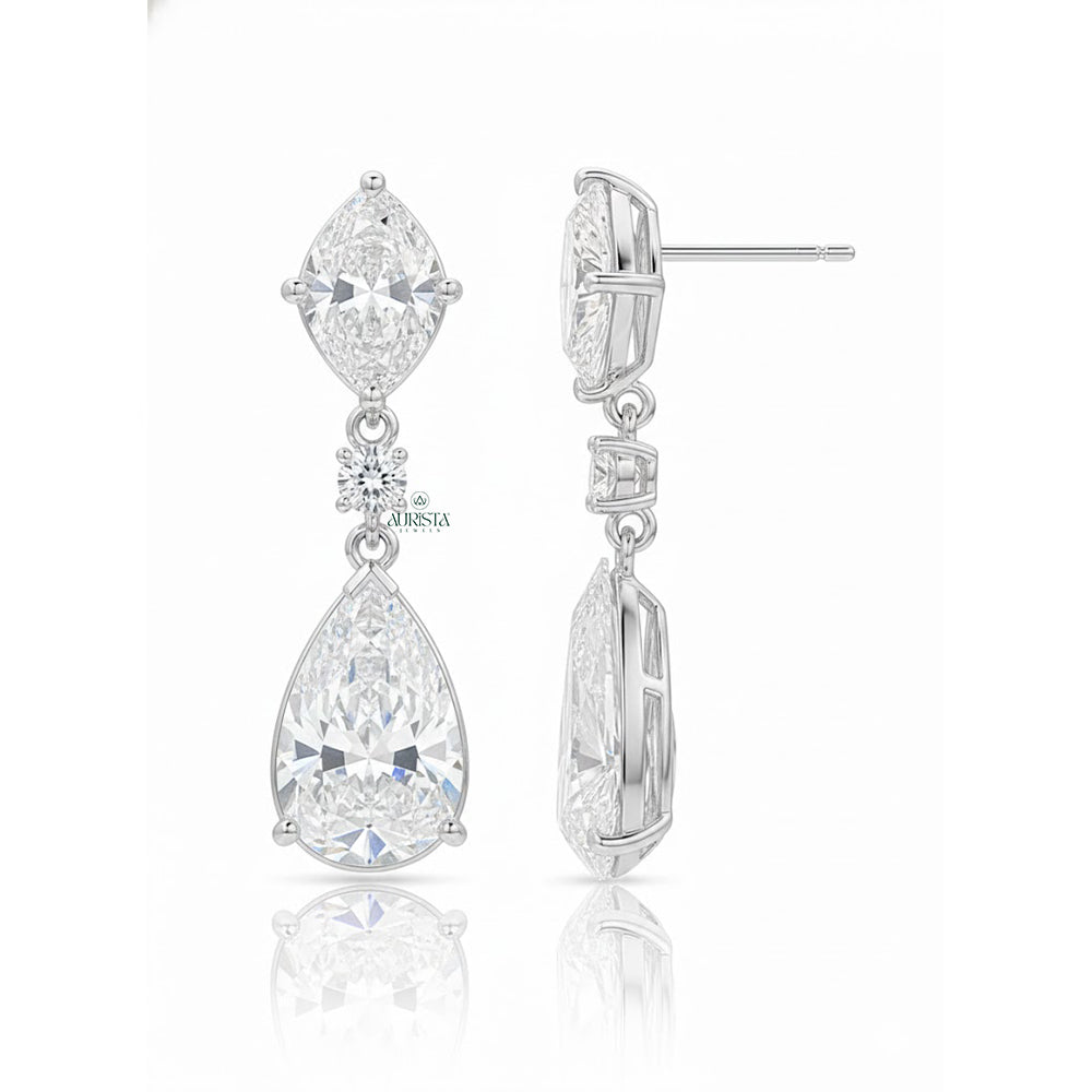 Infinite Radiance – Diamond Earrings