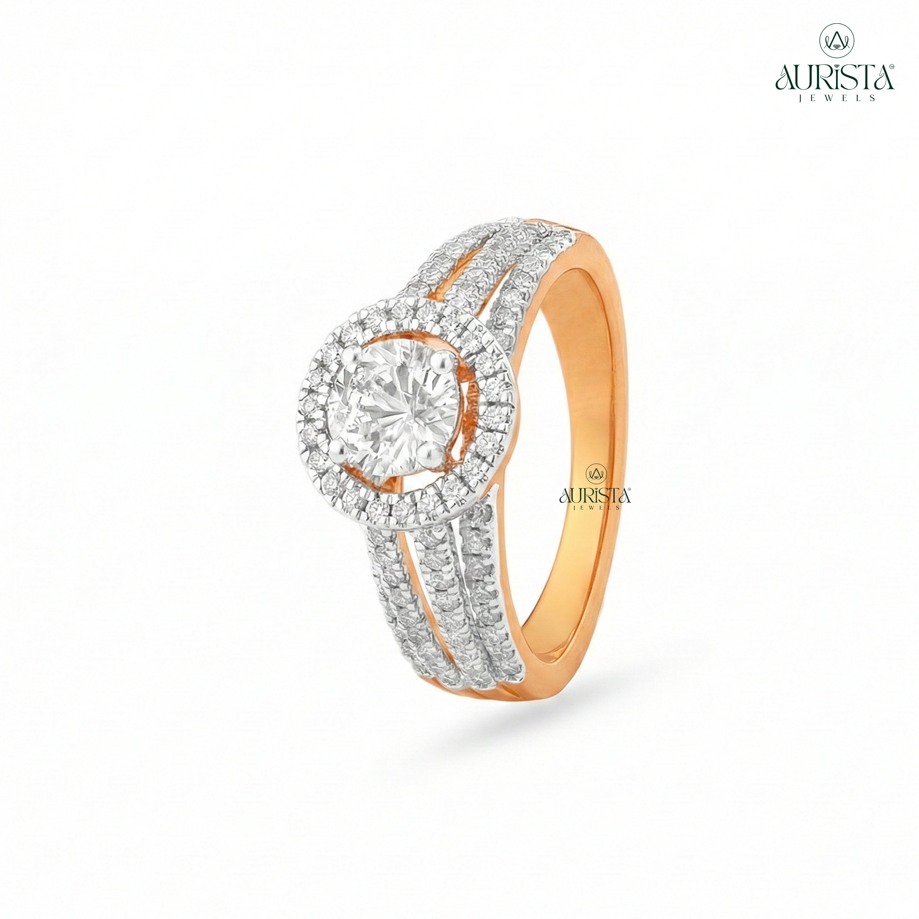 Eternal Devotion – Rose Gold Ring with Round Diamond