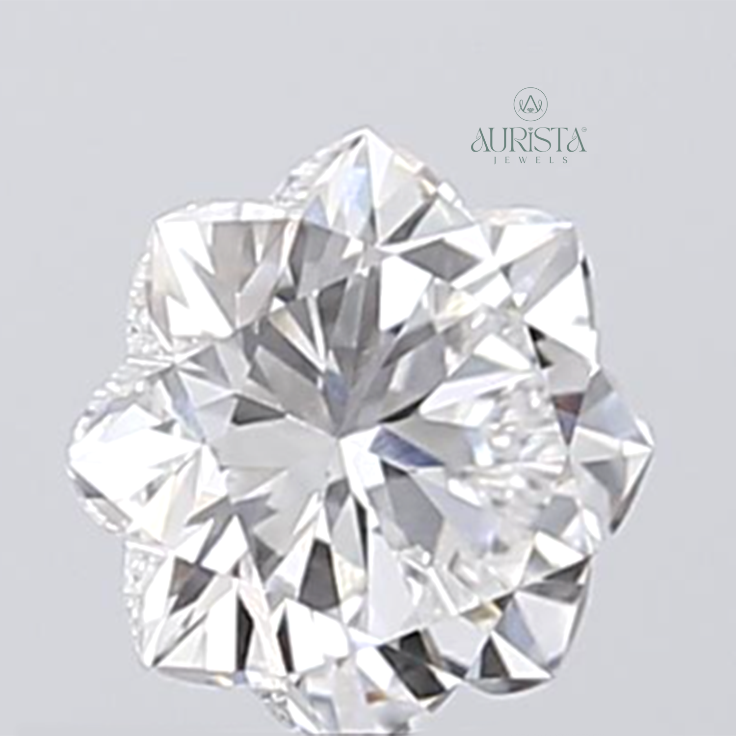 0.75 CT Flower Shape Lab Diamond for Jewelry