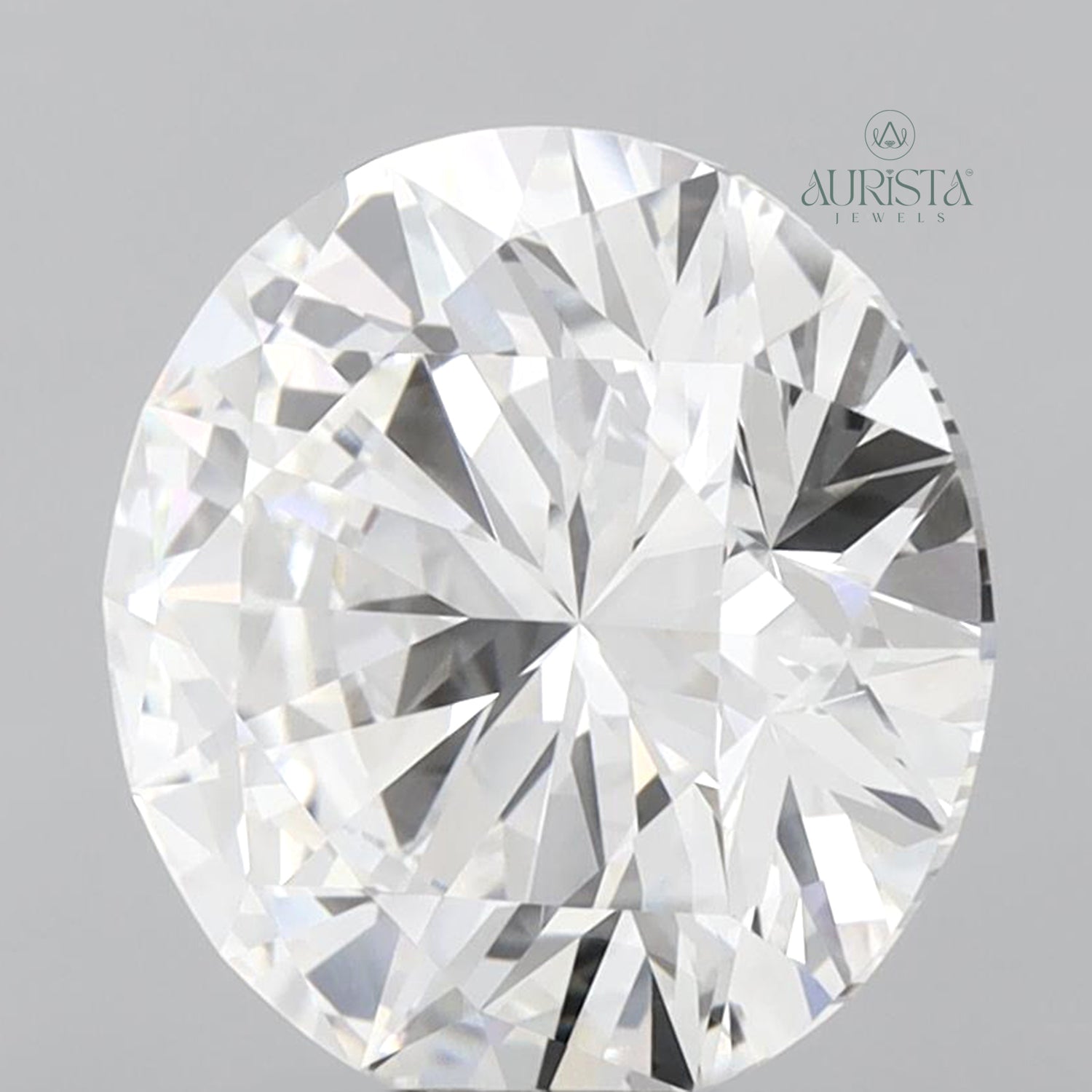 IGI Certified 6.54 CT Round Shape Lab Diamond for Jewelry