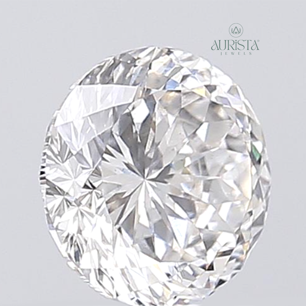 1.50 CT Round Portuguese Shape Lab Diamond for Jewelry