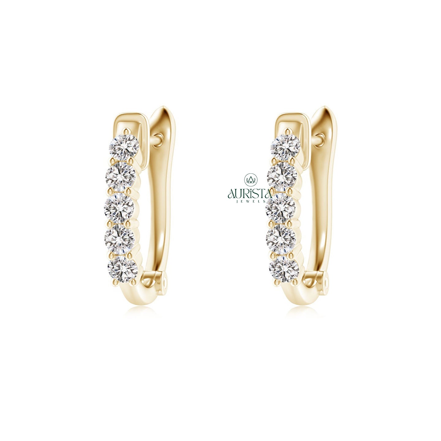 Sparkle Earrings with Premium Diamond