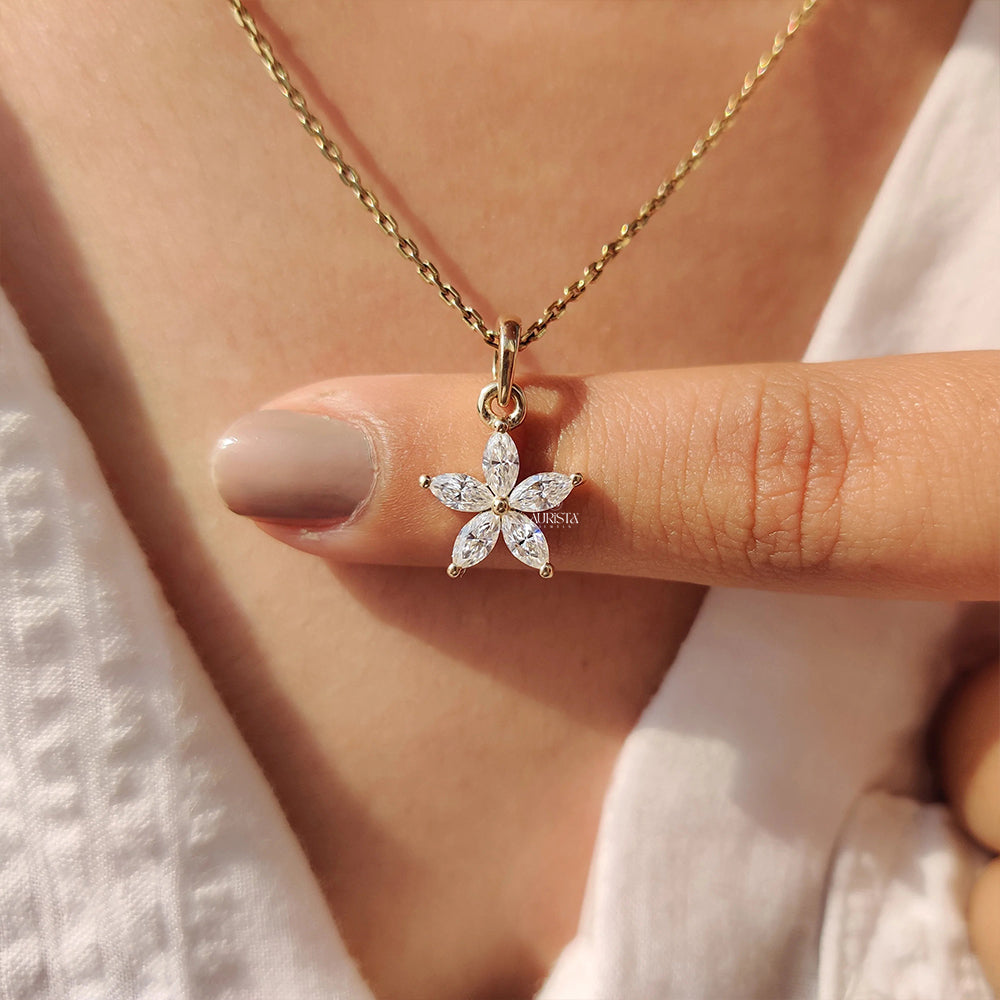 Eternal Shine Solitaire Diamond Pendant in Yellow Gold