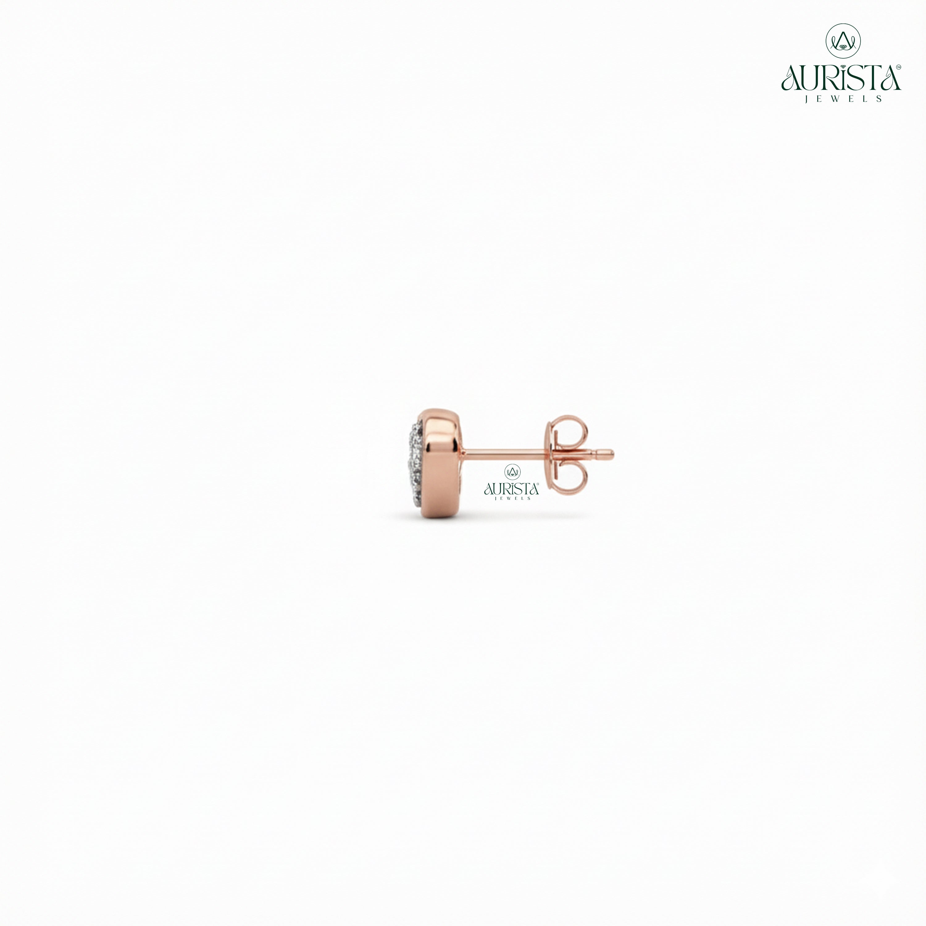 Celestial Shine – Diamond Stud Earrings