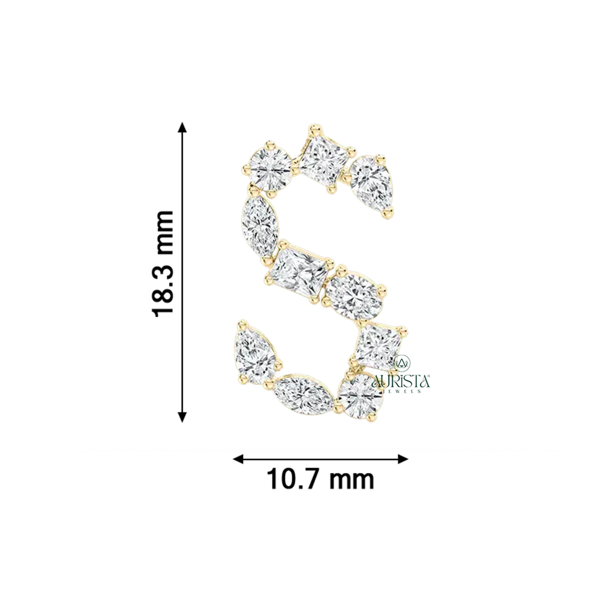 Bespoke Alphabet Jewellery Crafted In Gold