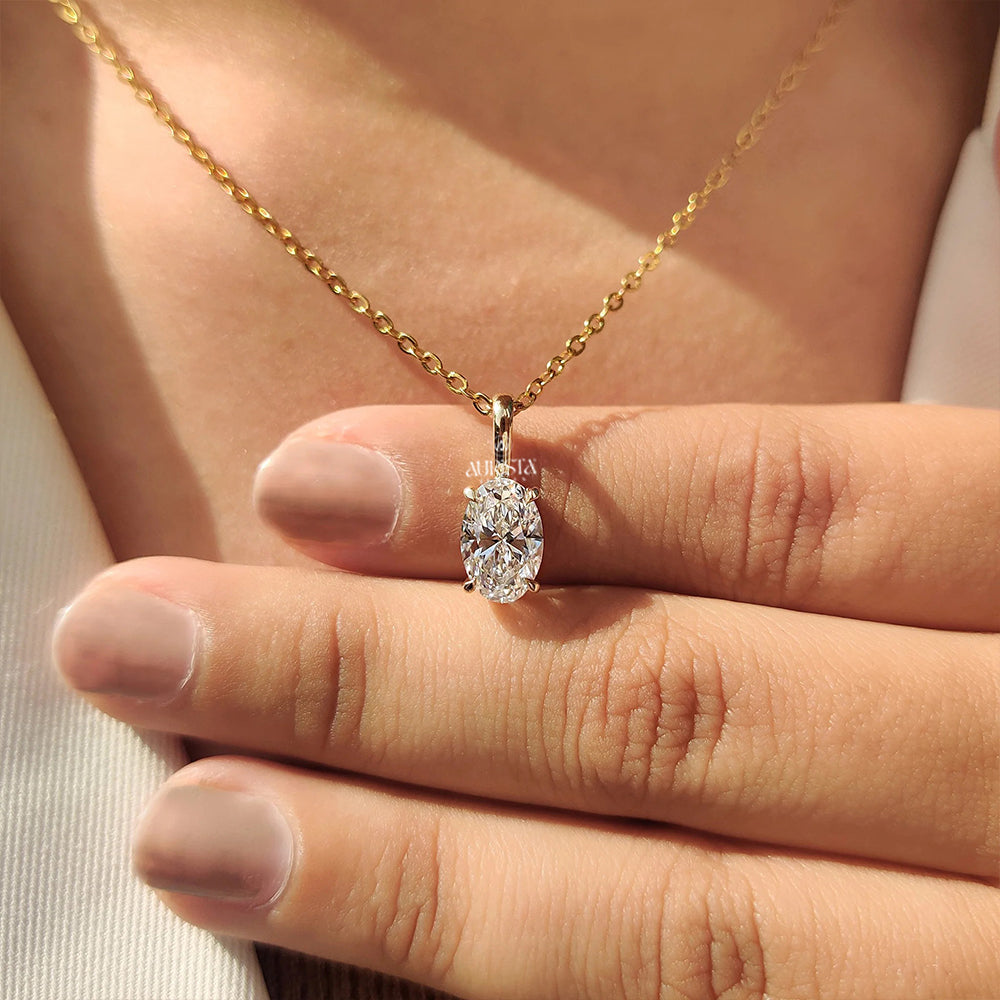 Eternal Spark Pendant with Solitaire Diamond