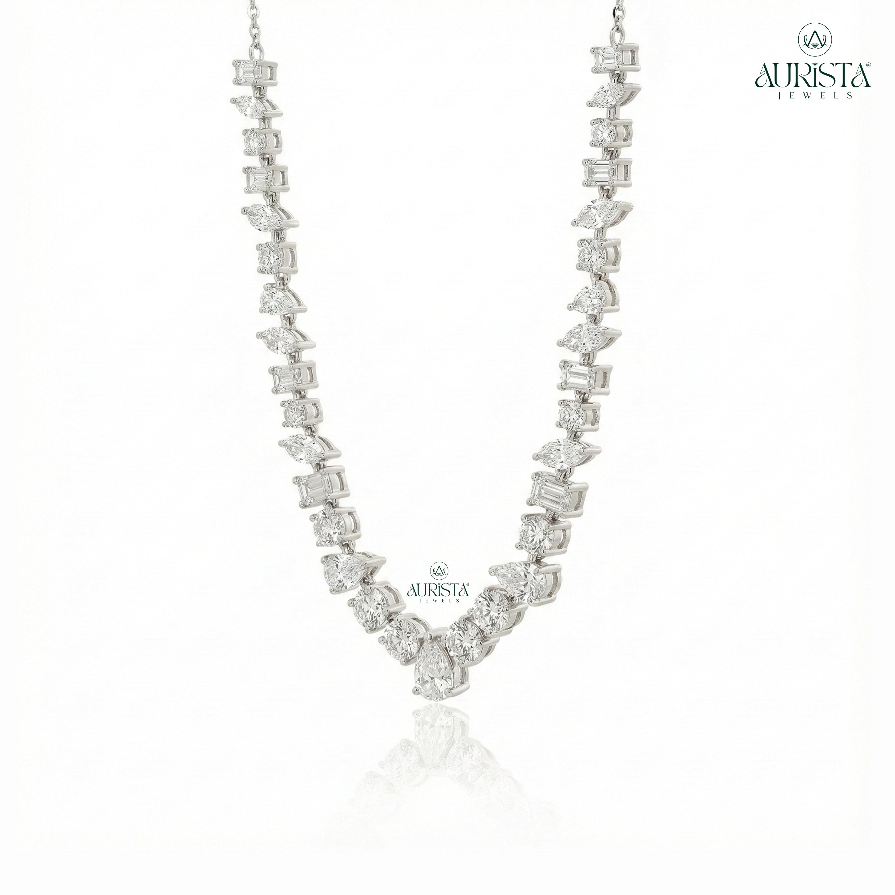 Eternal Light Diamond Necklace in Gold