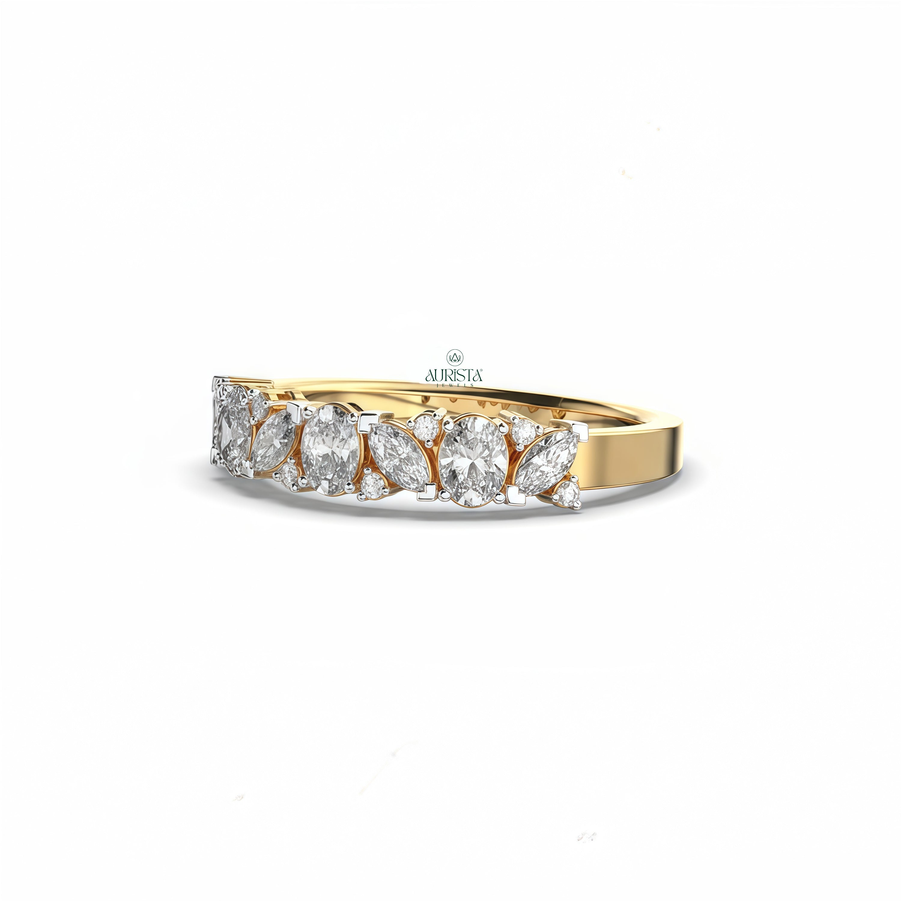 Shine of Promise – Yellow Gold Ring with Round Diamond