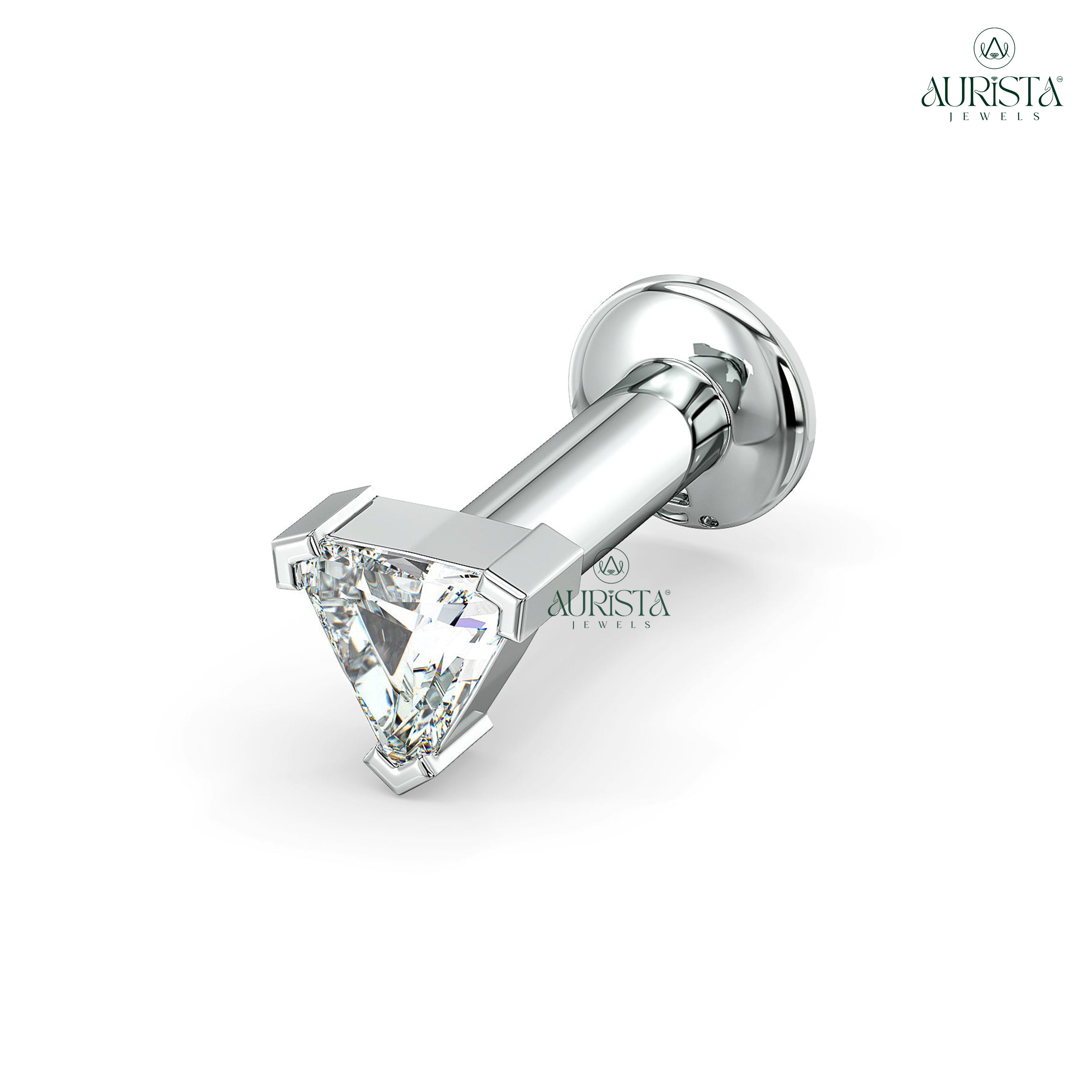 Infinite Adoration Round Diamond Nose Pin