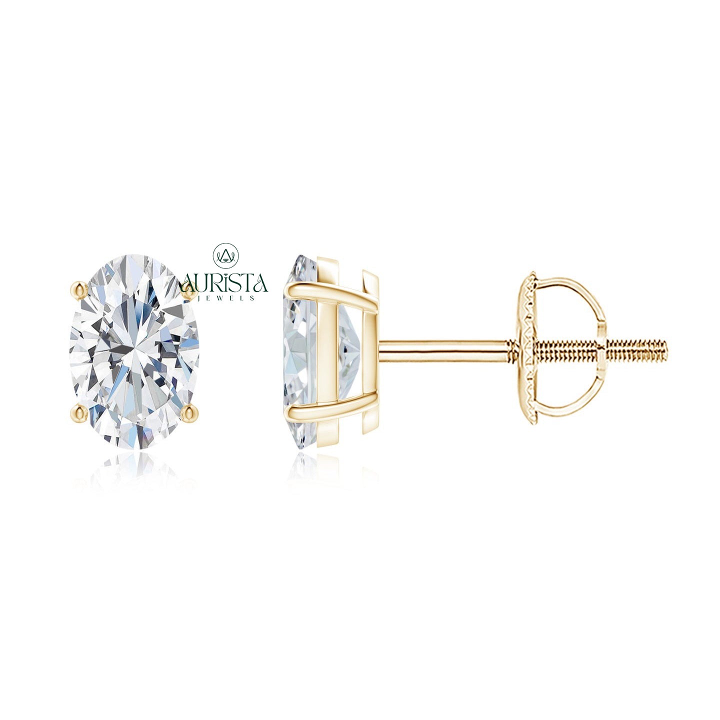 Beautiful Earrings with Precious Diamond