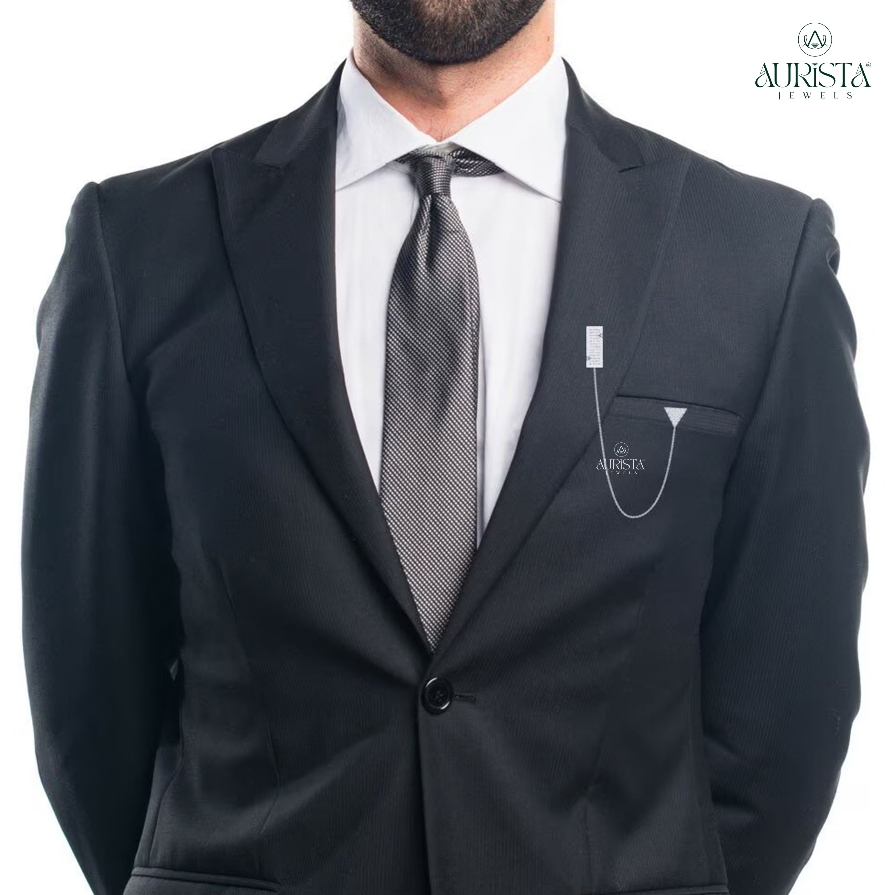 Graceful Men’s Brooch