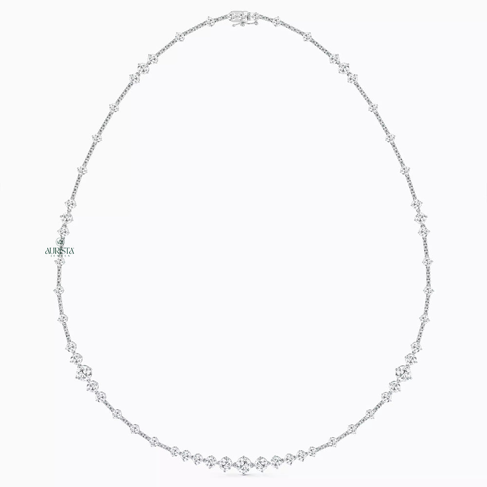 Forever Glow Brilliant Diamond Necklace in Gold