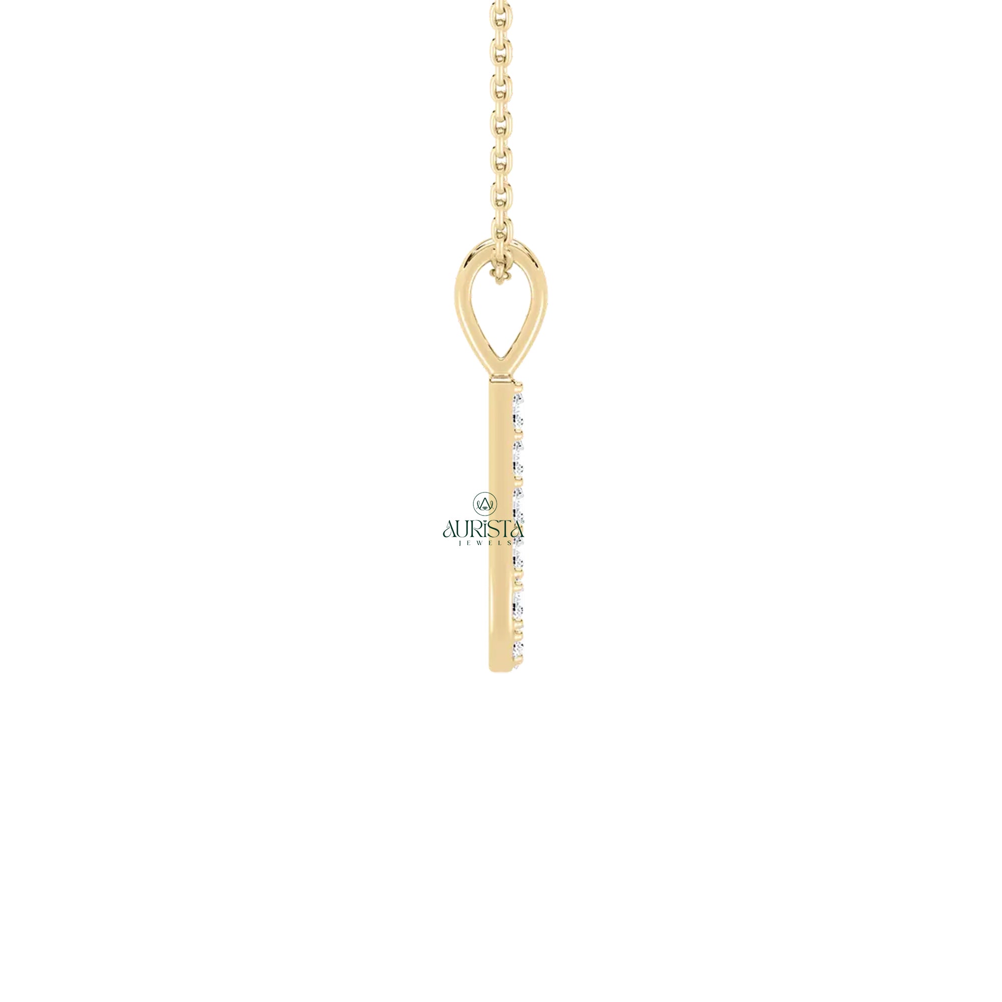 Personalized Diamond Initial Necklace – Thoughtful Gift for Her