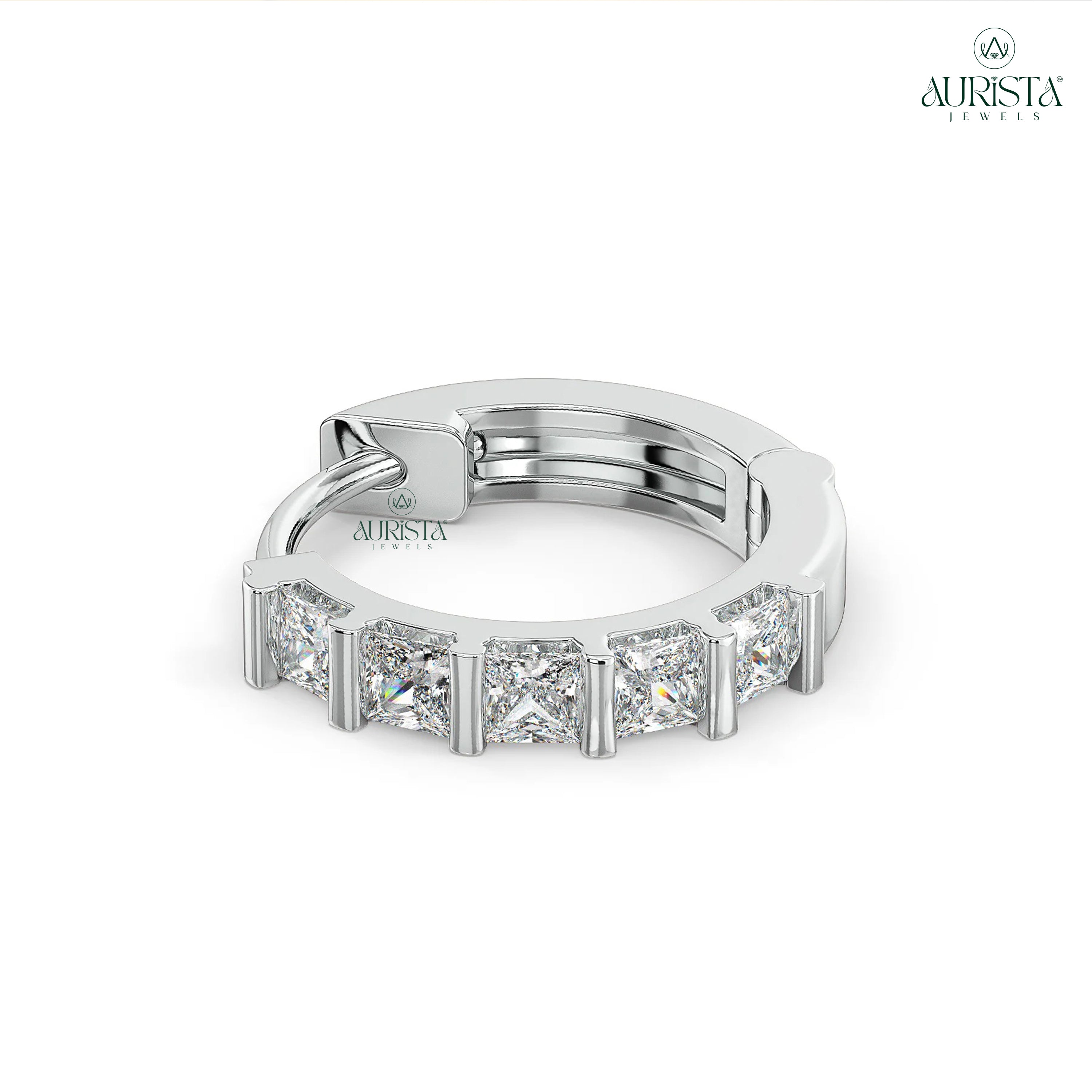 Timeless Spark Princess Diamond Nose Pin
