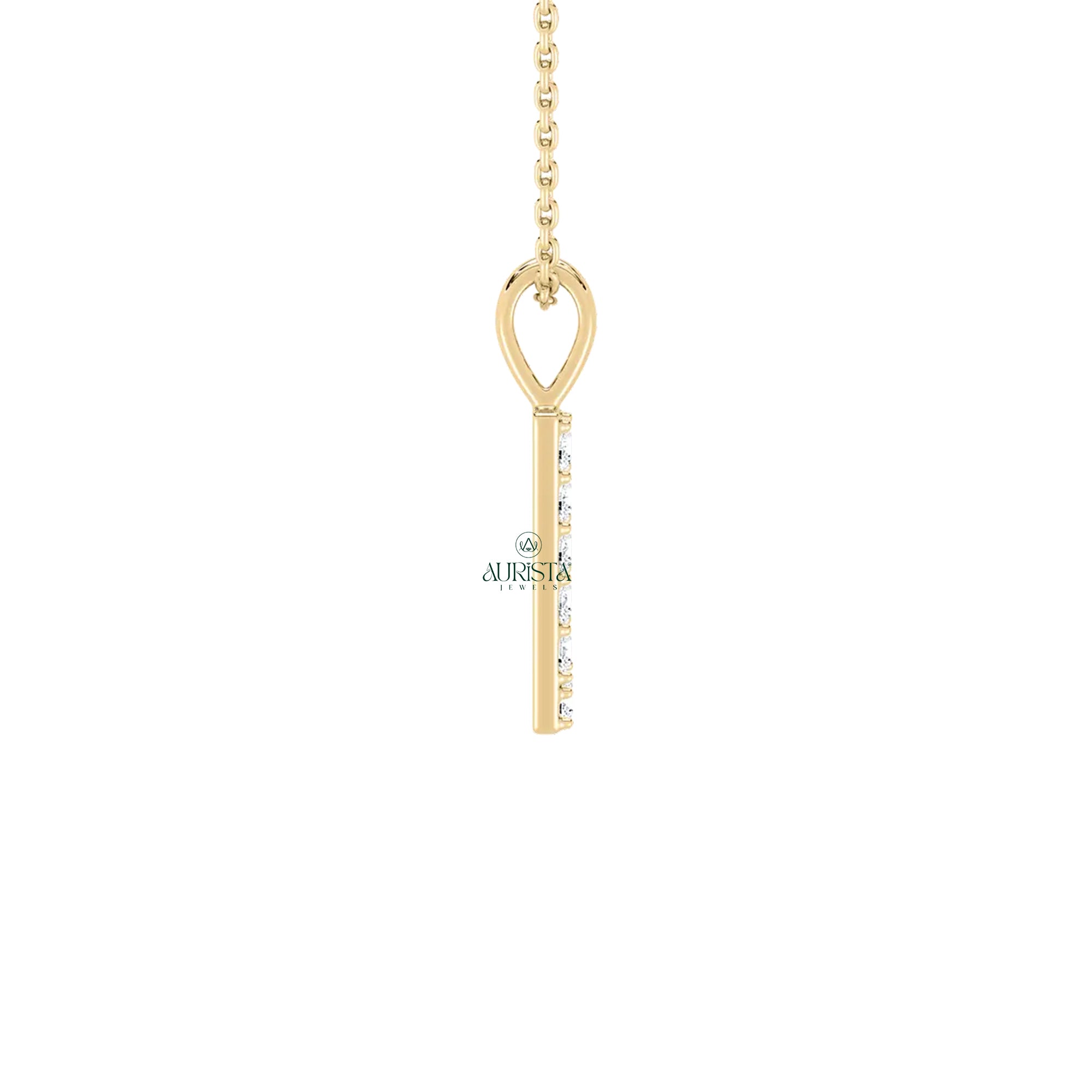 Custom Gold Initial Necklace – For Special Occasions