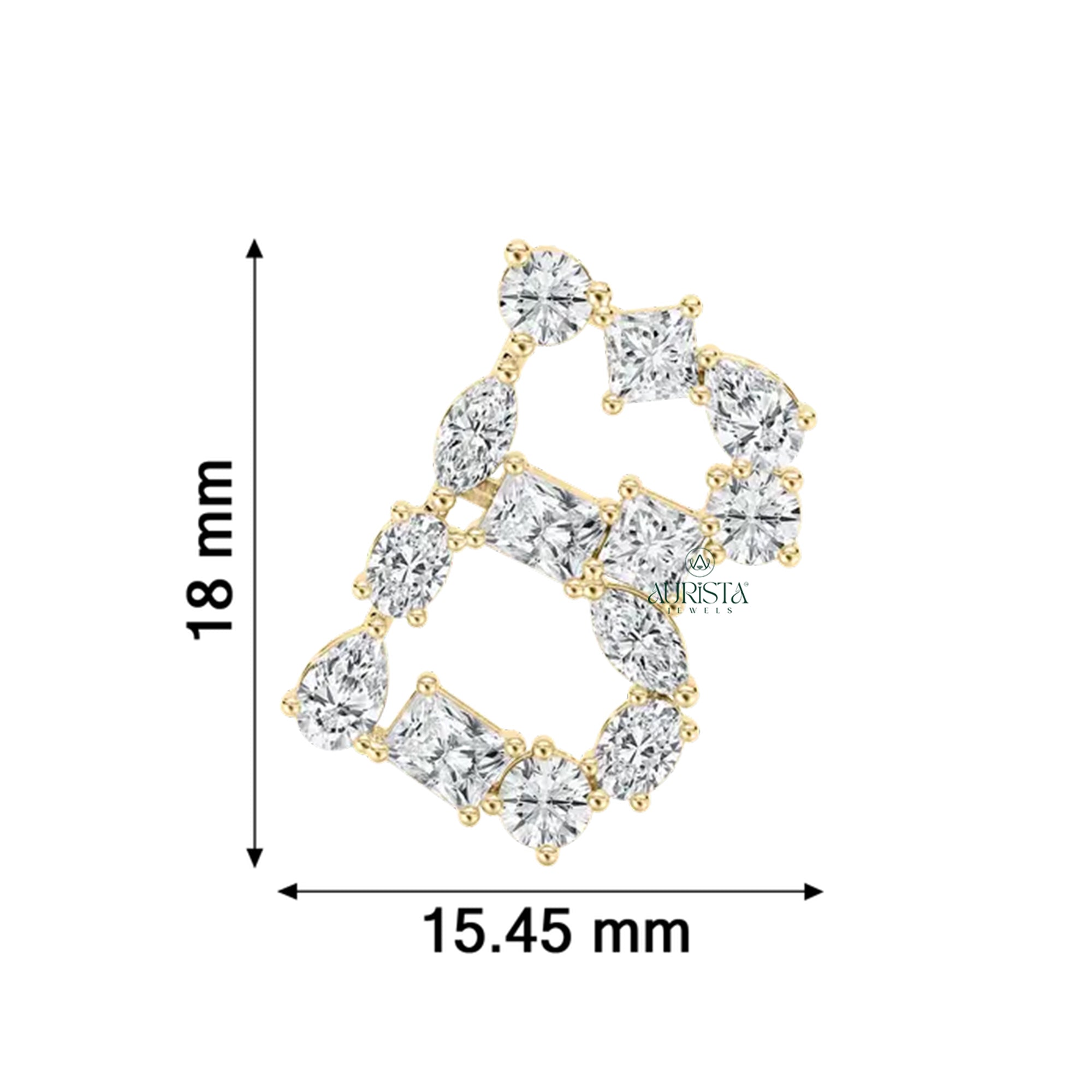 Crafted Gold Letters With Royal Identity