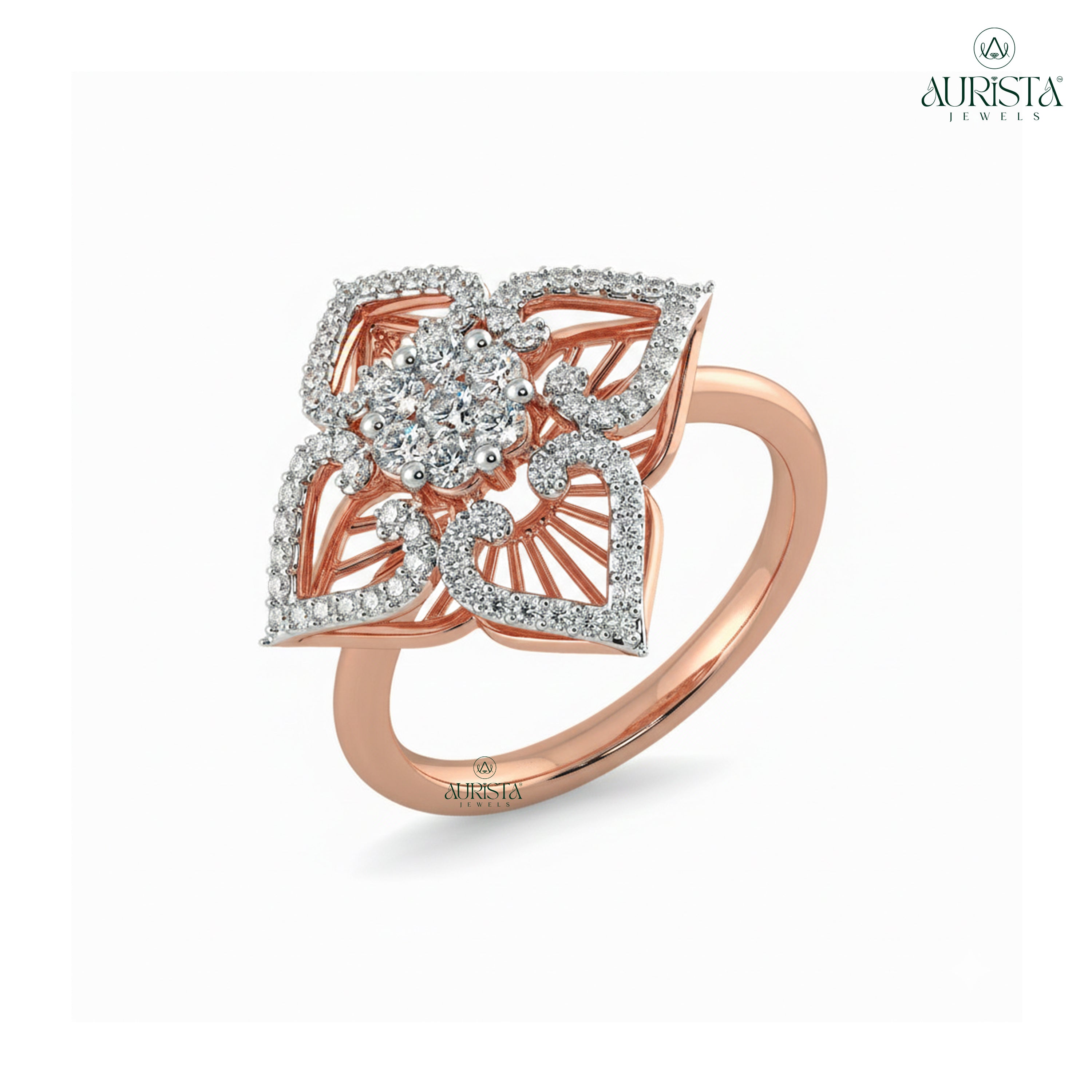 Shine of Promise – Rose Gold Ring with Round Diamond
