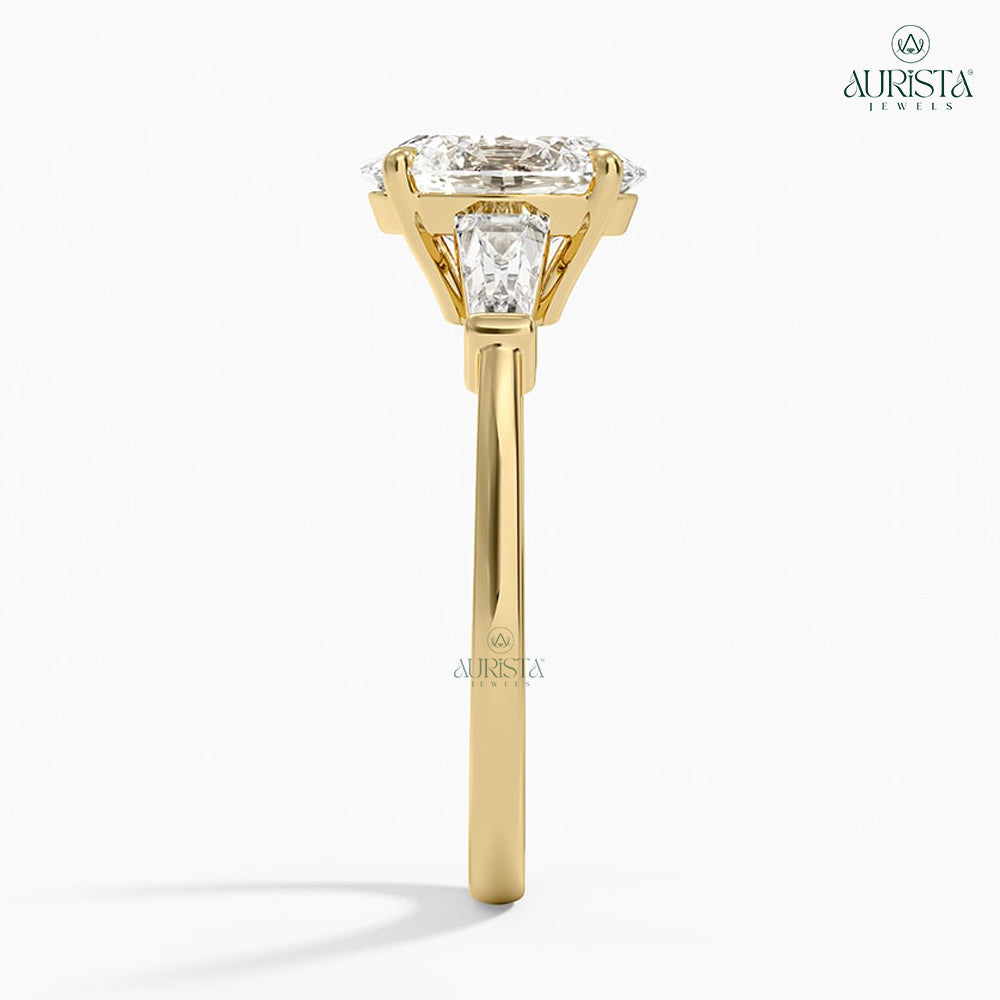 Forever in Yellow Gold Ring with Oval Diamond