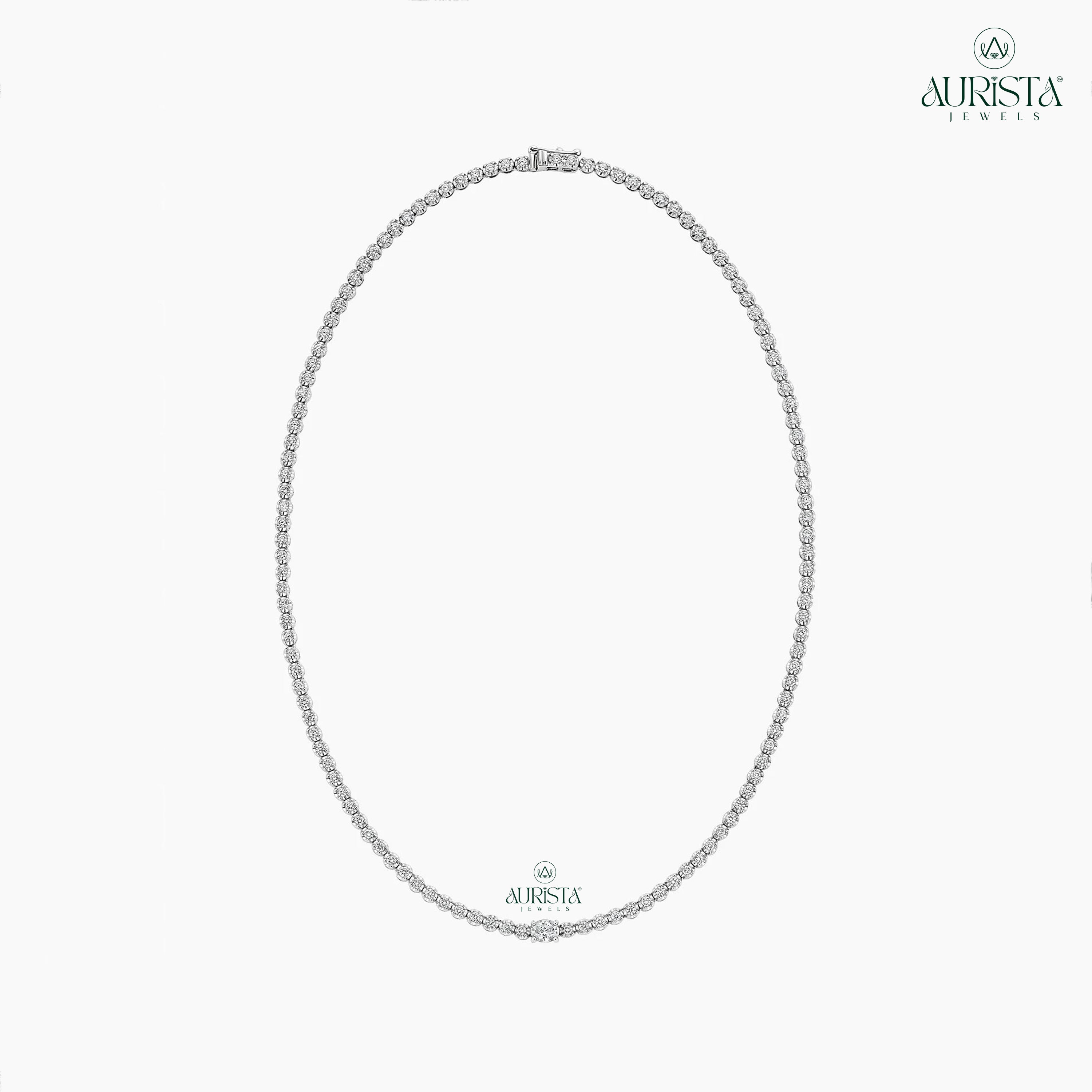 Forever Glow Diamond Necklace in Gold