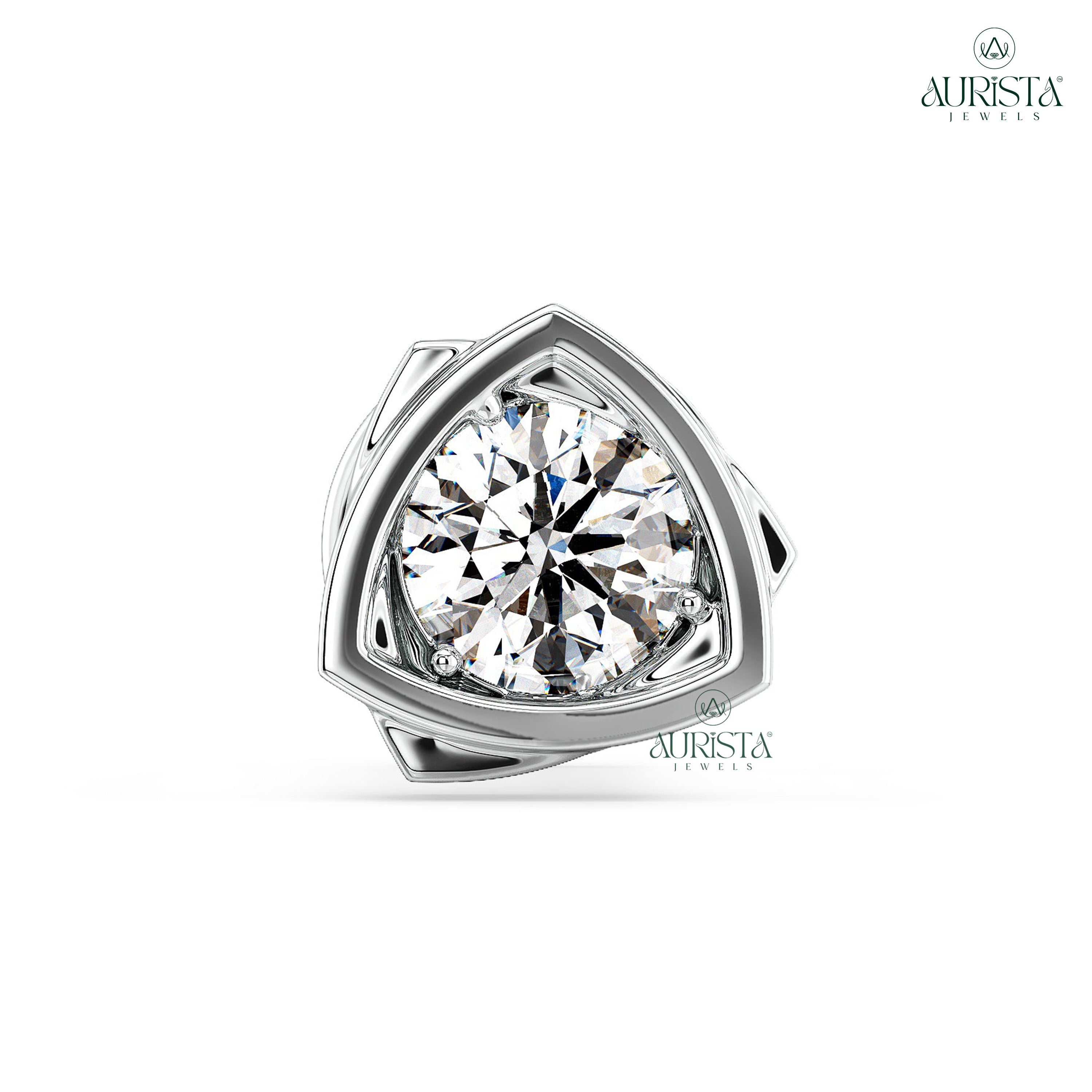 A Timeless Bond Round Diamond Nose Stud