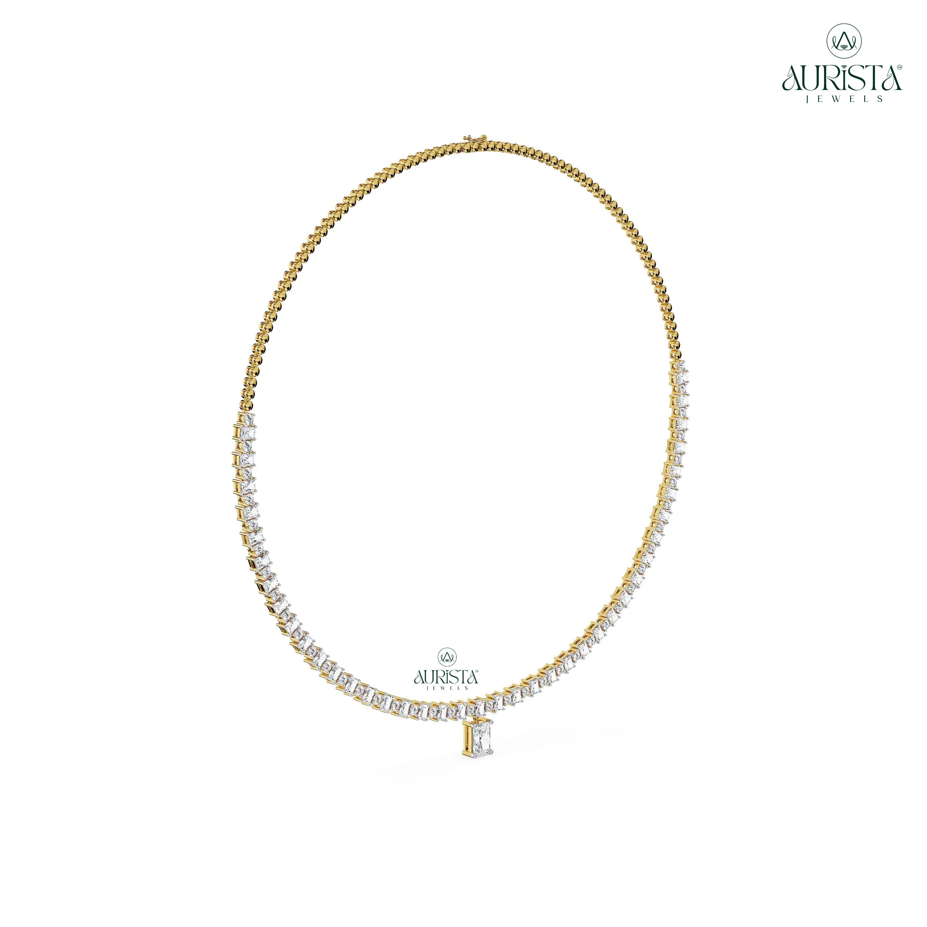 Forever Glow Diamond Necklace in Gold