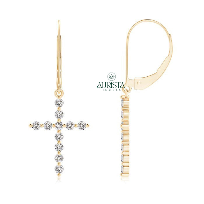 Beautiful Earrings with Precious Diamond