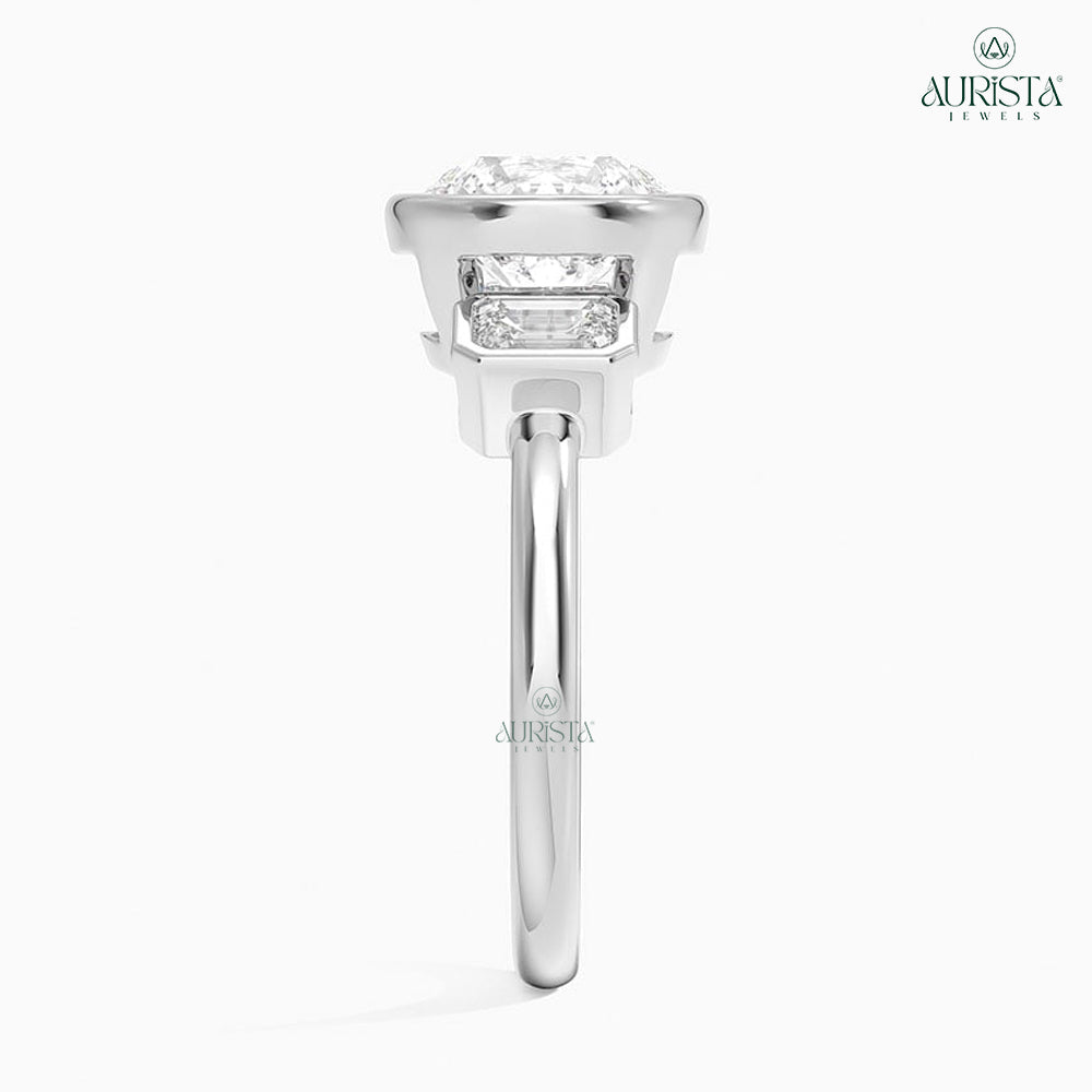 Gift of Eternity White Gold Ring with Round Diamond