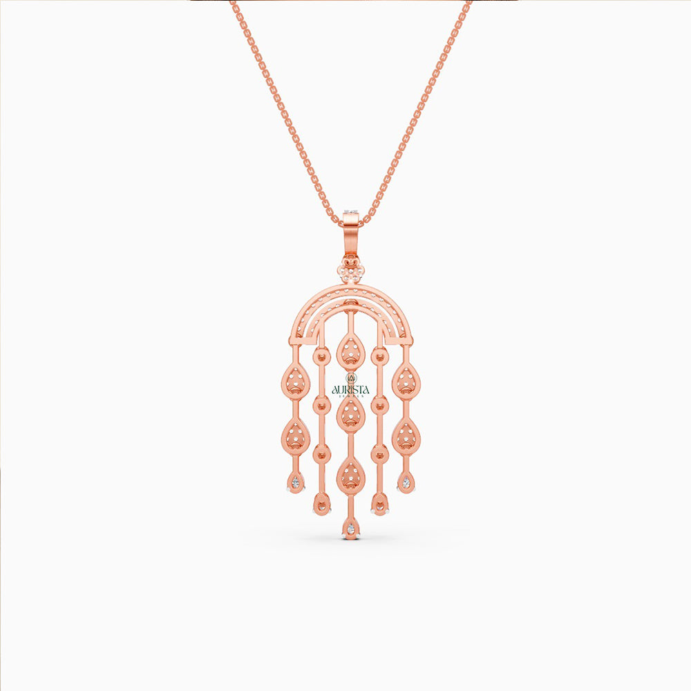 Forever Glow Diamond Necklace in Gold