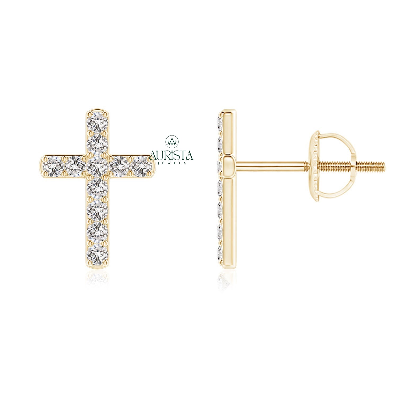 Royal Earrings with Precious Diamond
