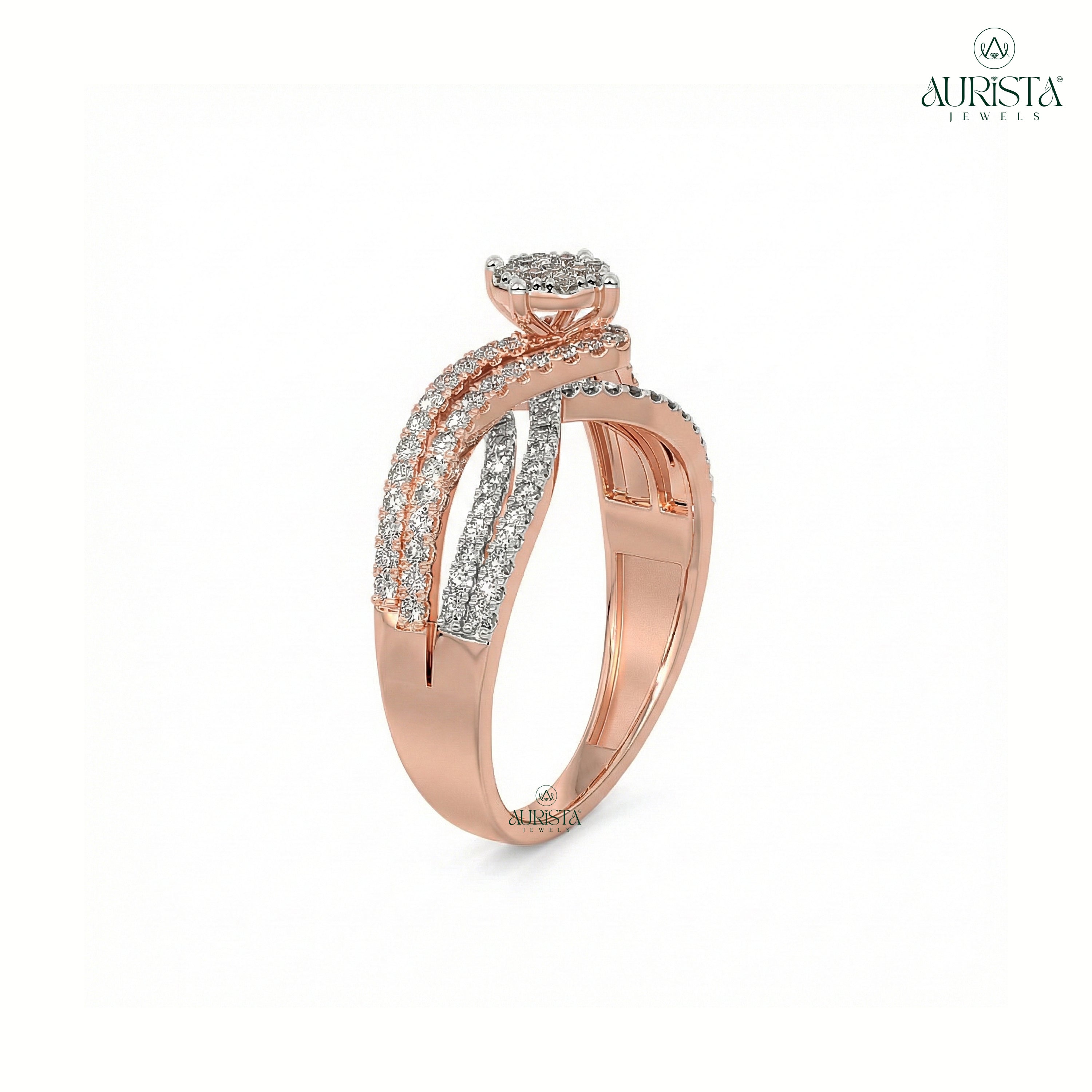 Promise of Light – Rose gold Ring with Round Diamond