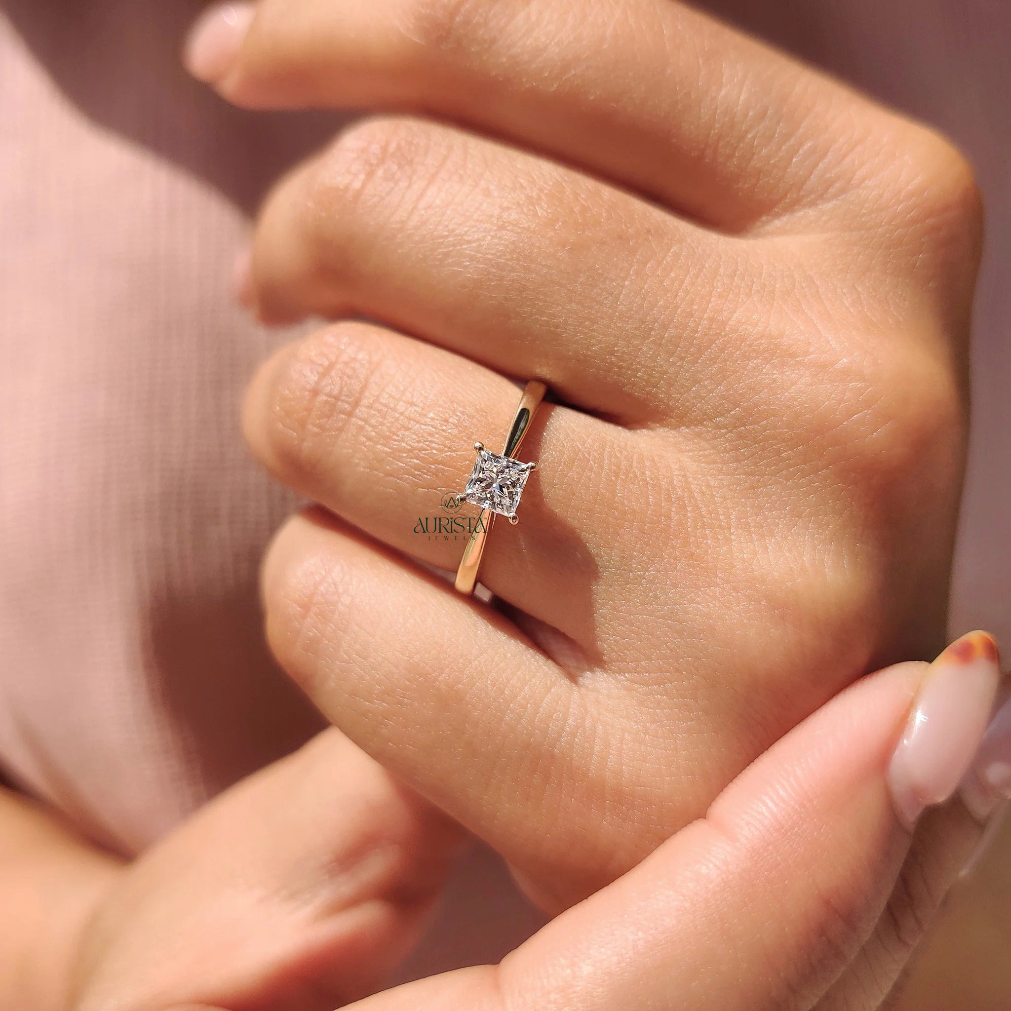 Sophisticated Shine in a Solitaire Diamond Ring