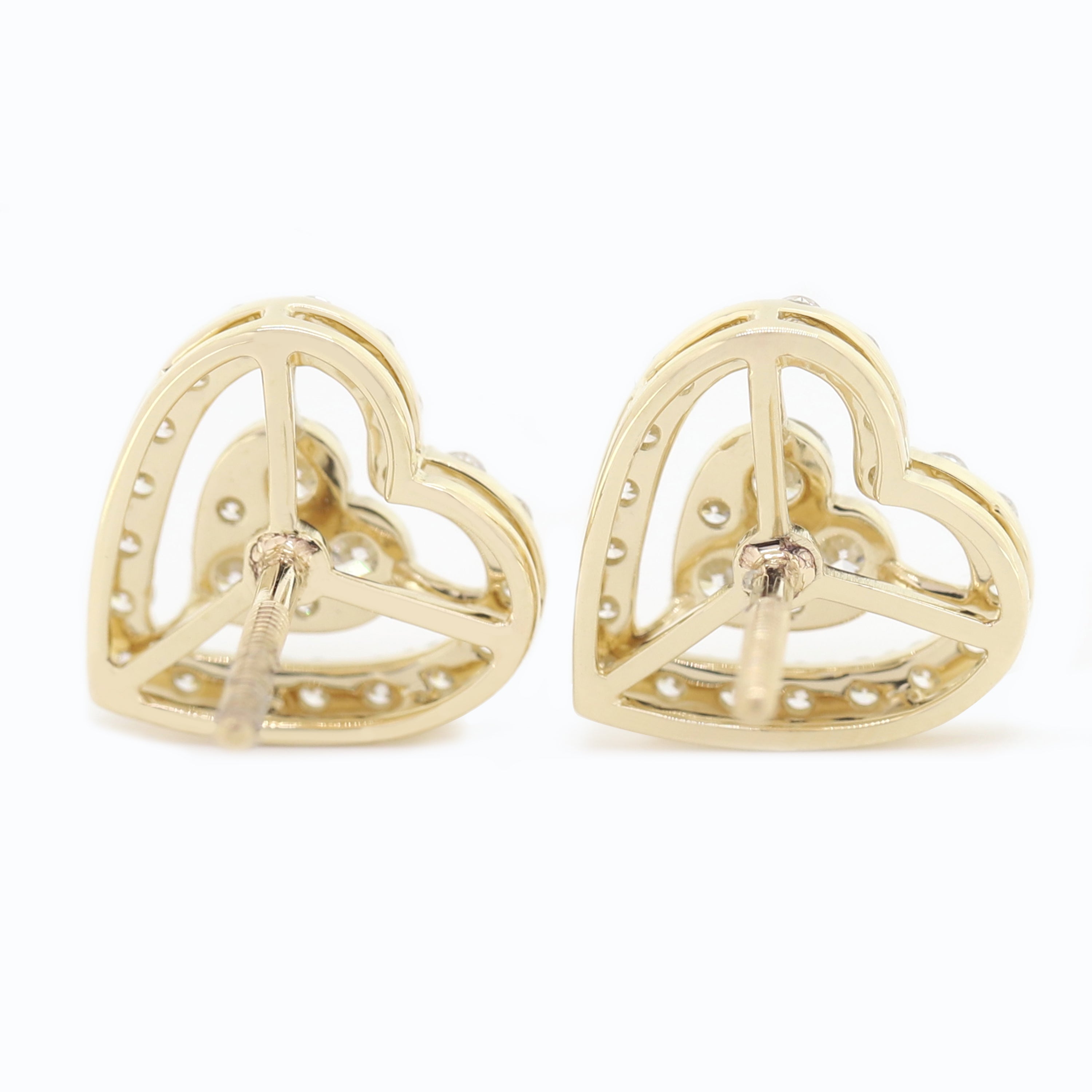 Spark of Grace – White Diamond Earrings
