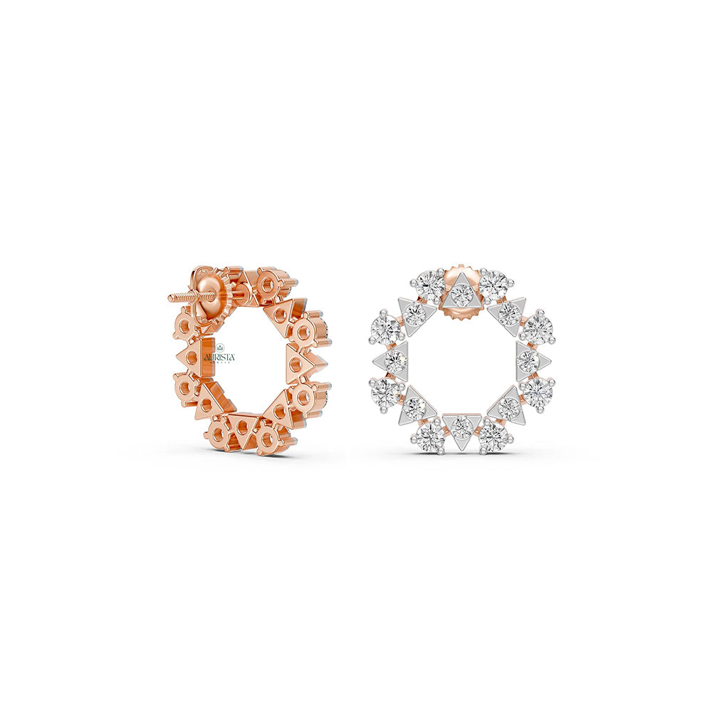 Endless Elegance – Diamond Hoops