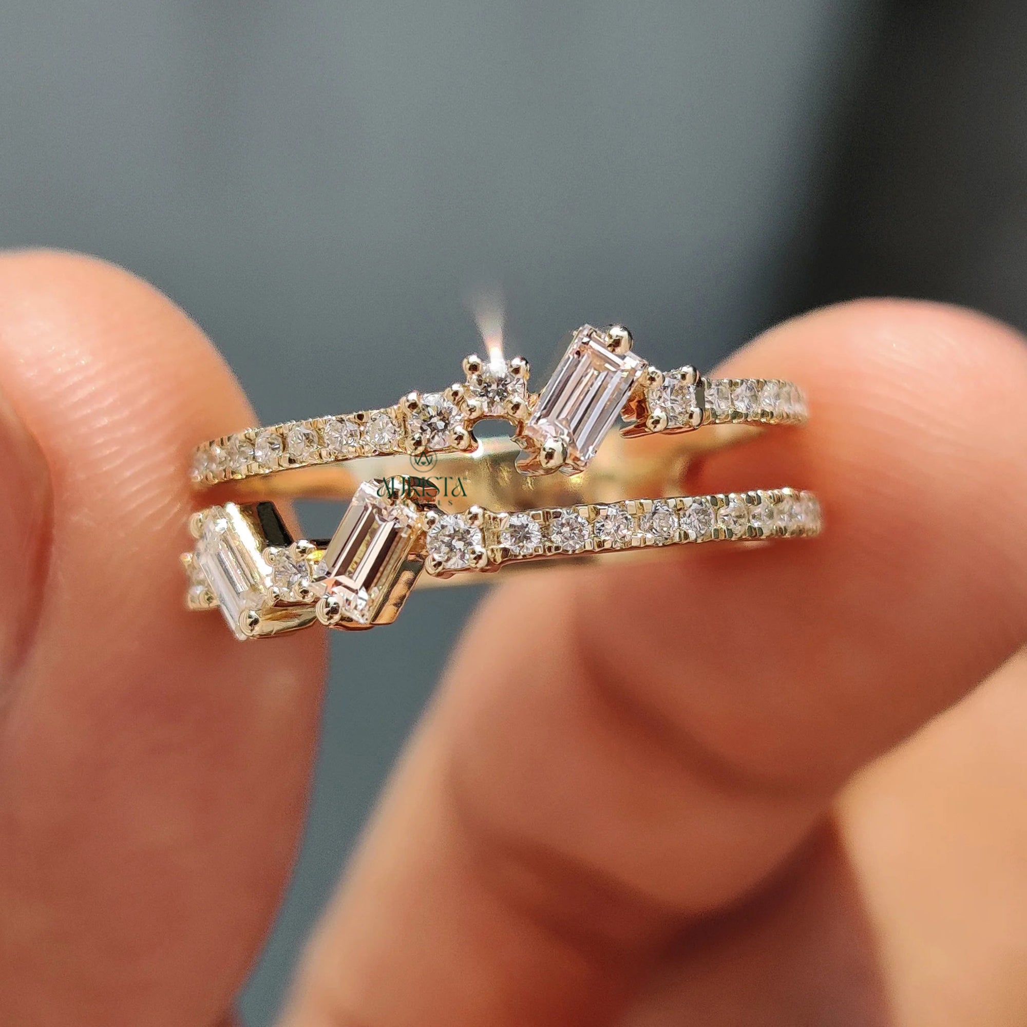 Timeless Vows Diamond Stacking Ring Set