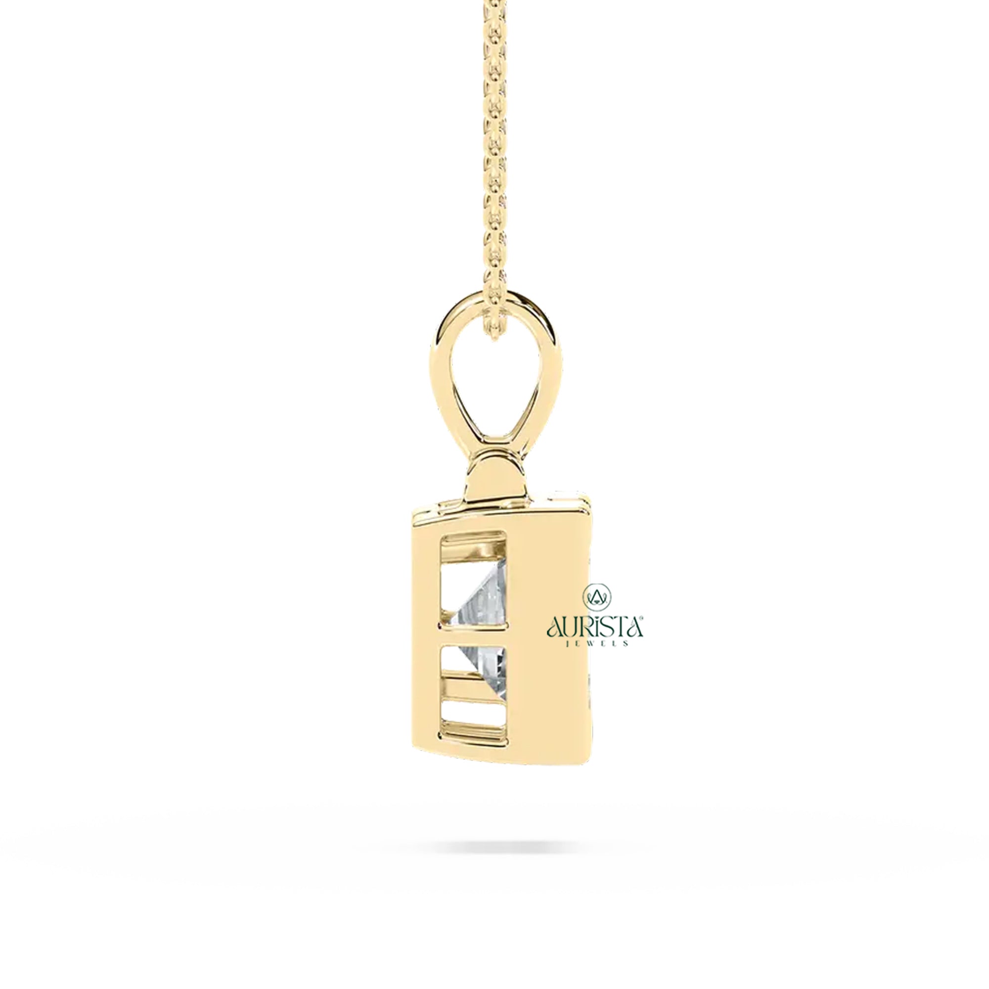 Chic Diamond Initial Necklace – Personalized Letter Jewelry