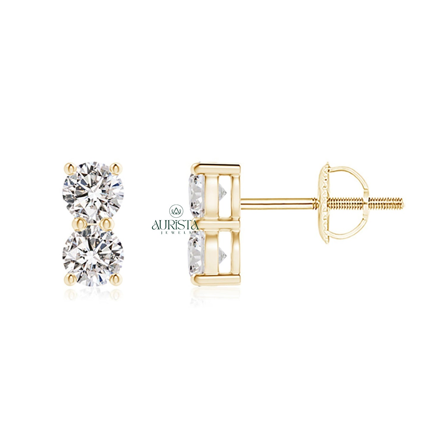 Royal Earrings with Fine Diamond