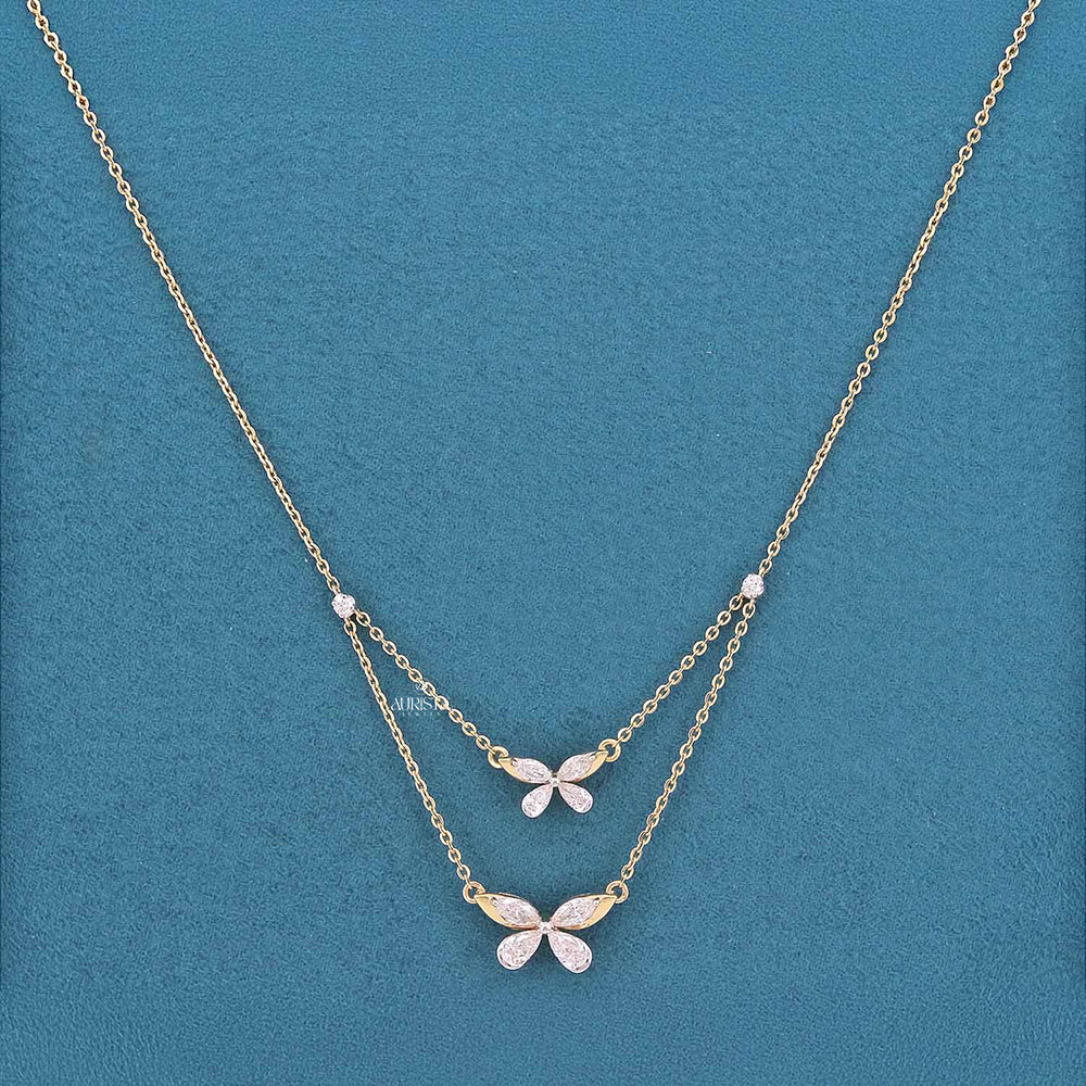 Eternal Shine Diamond Necklace in Gold