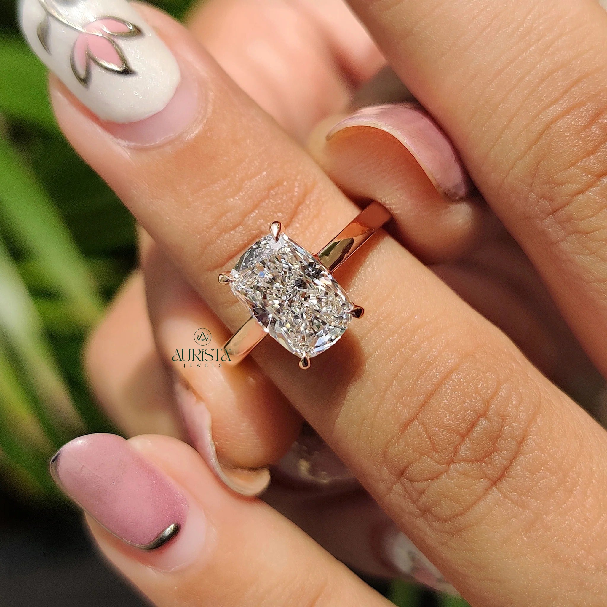 Everyday Solitaire Diamond Ring with Subtle Shine