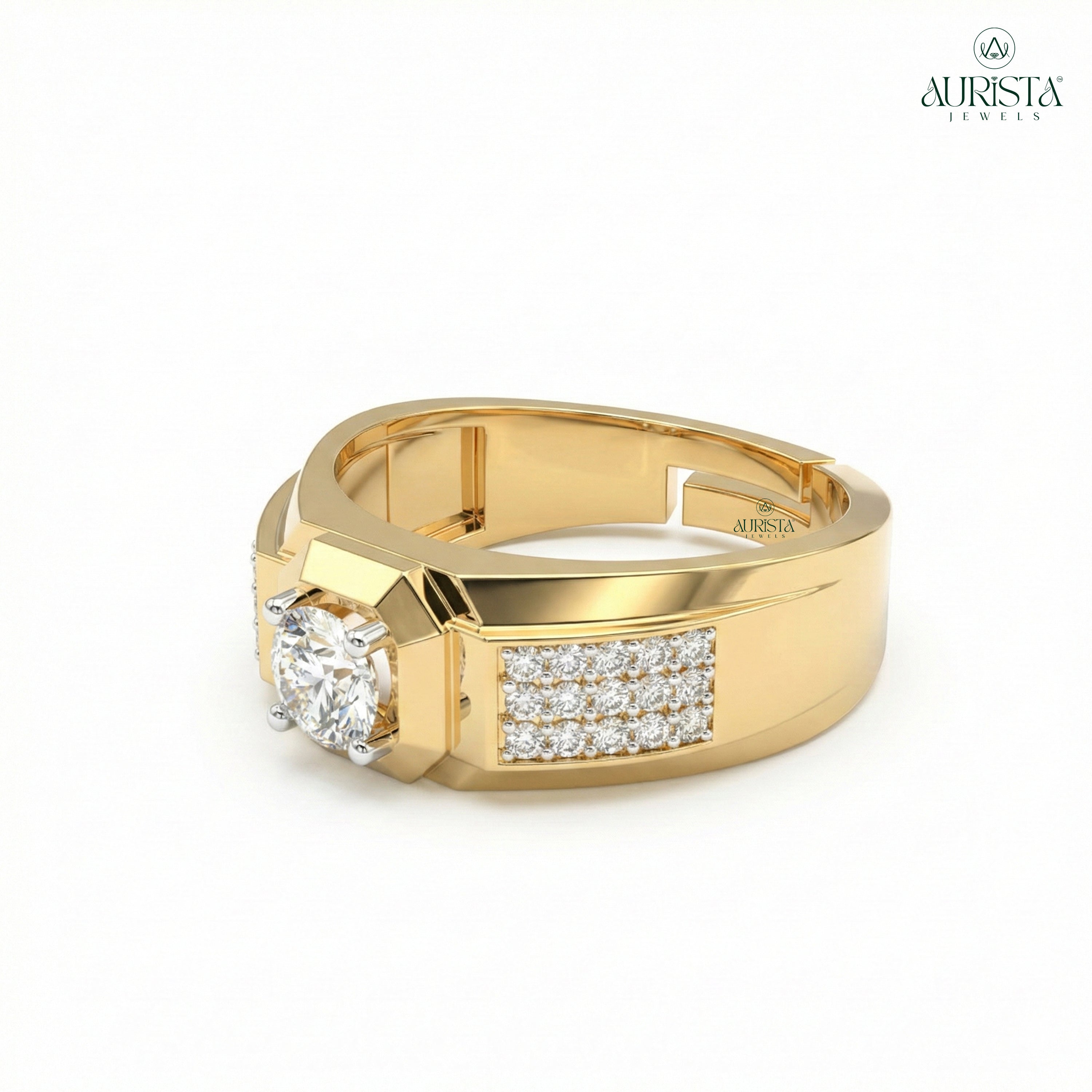 Elegant Diamond Band for Men