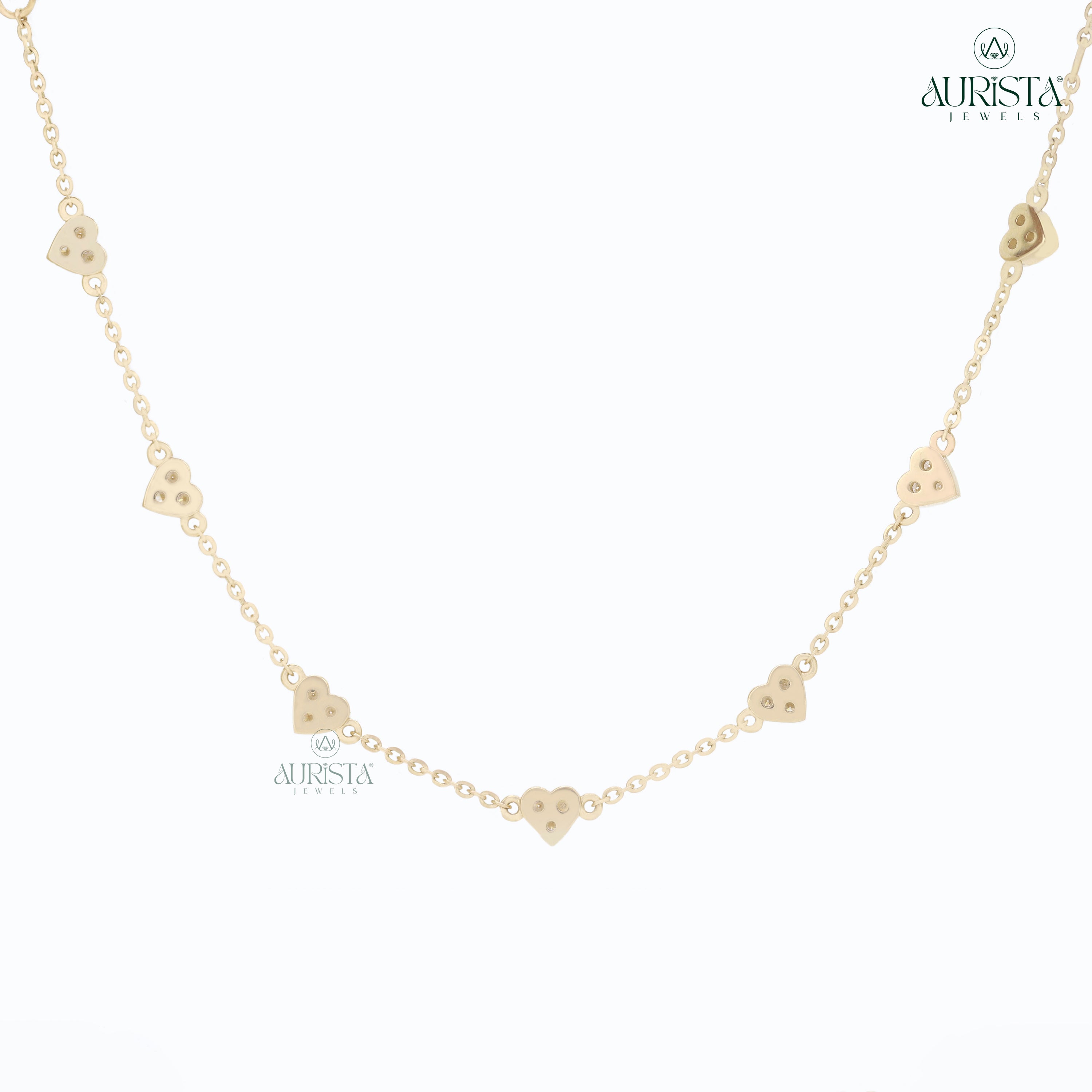 Whispered Glow – Yellow Gold Bracelet with Diamonds