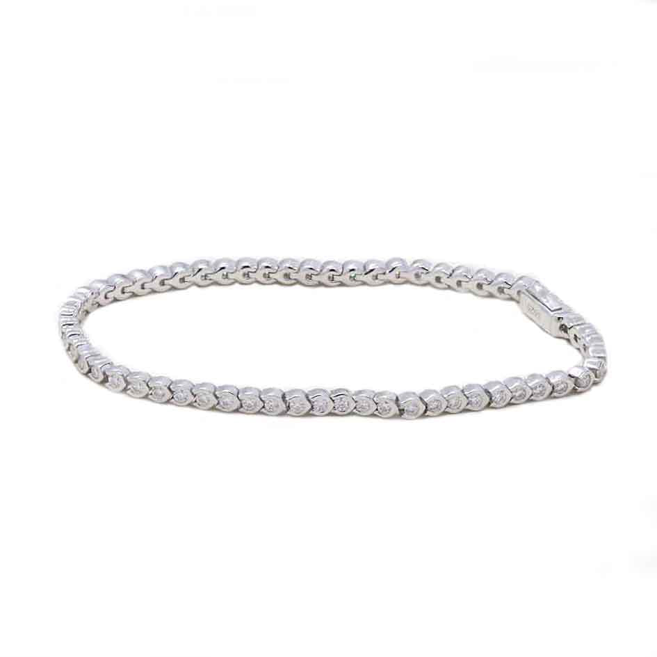 Pure Elegance – Fine Diamond Tennis Bracelet Crafted in Gold