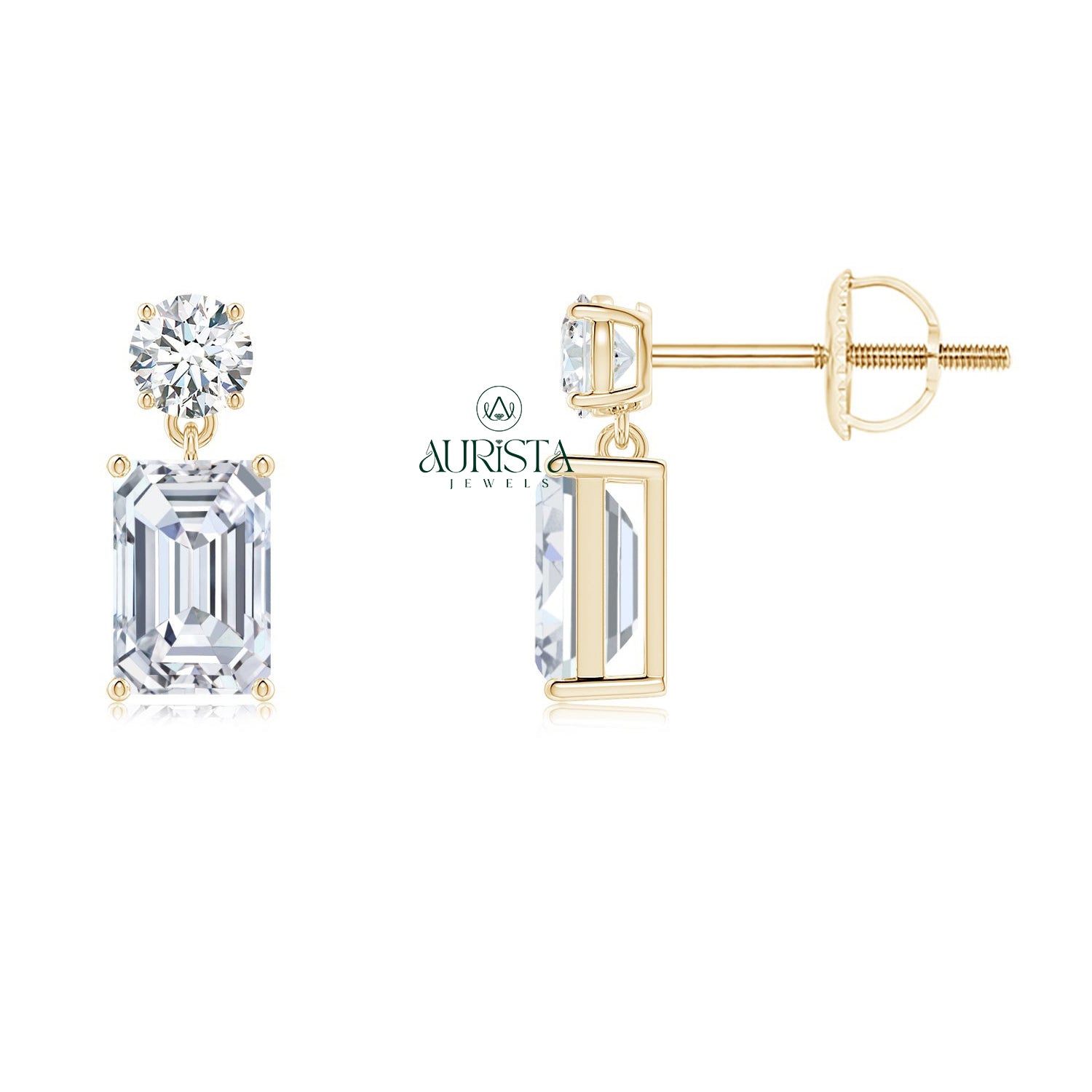 Royal Earrings with Fine Diamond